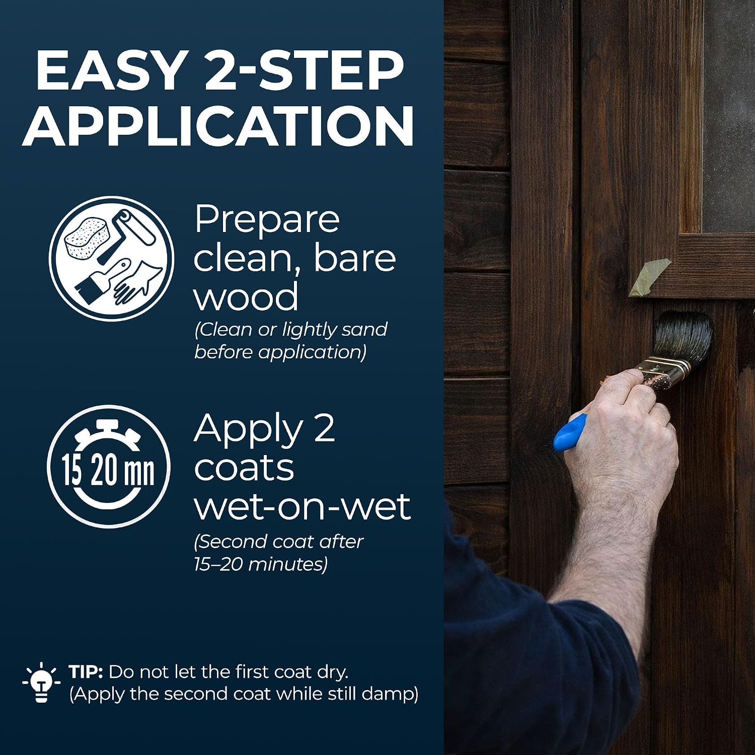 OWATROL Aquadecks, Wood Stain and Sealer, Matt Finish, 85 Oz, Teak | Protects Wood from UV & Moisture, Wood Stain & Sealer for Decks, Fences & Furniture, Water-Based, Won't Peel or Flake, Matt