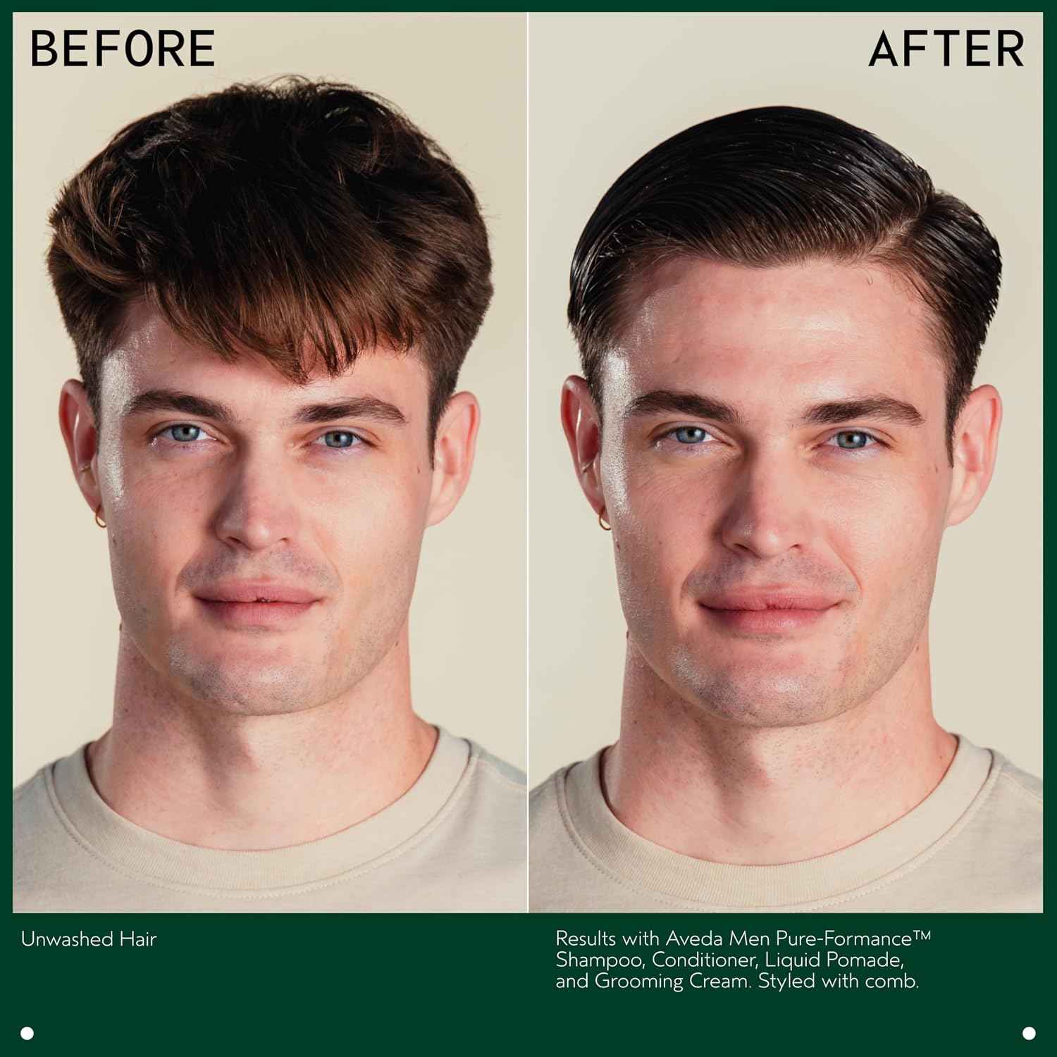 Aveda Men Pure-Formance Shampoo | Daily Lightweight Formula for Men’s Hair | Cleanses and Refreshes Hair and Scalp | Scalp Care | 96% Naturally
