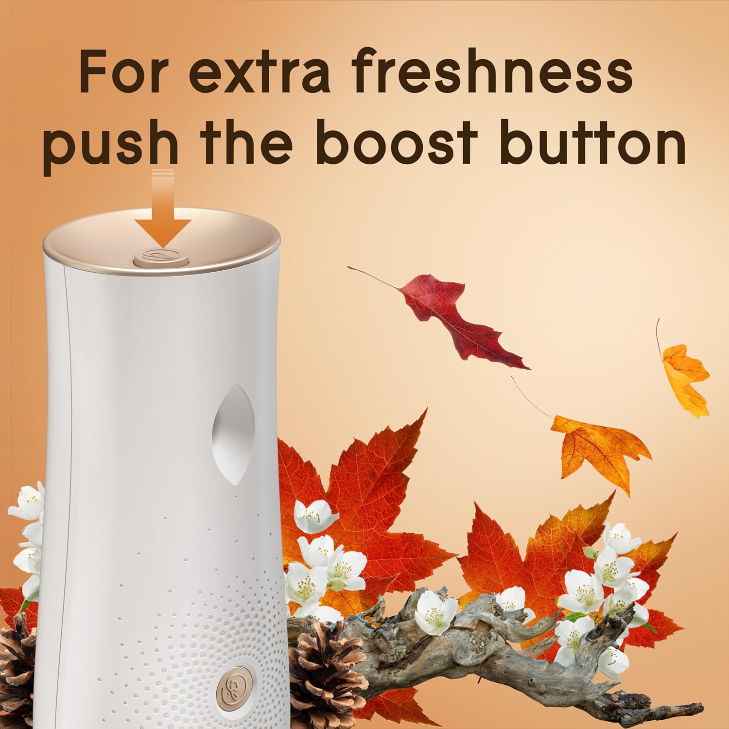 Glade Automatic Spray Refill, Air Freshener for Home and Bathroom, Cashmere Woods, 6.2 Oz