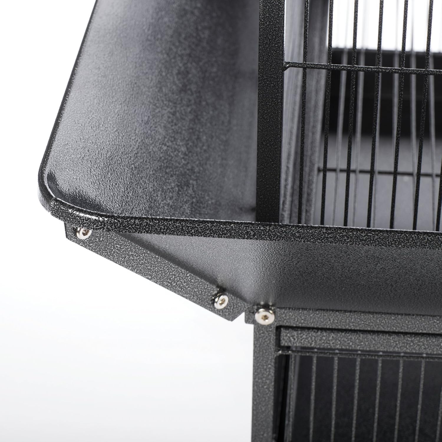Prevue Pet Products 3352COCO Park Plaza Bird Cage, Coco Brown | Large Brown Steel Bird Cage with Rolling Stand and Perches, Ideal for Cockatiels and Medium Birds