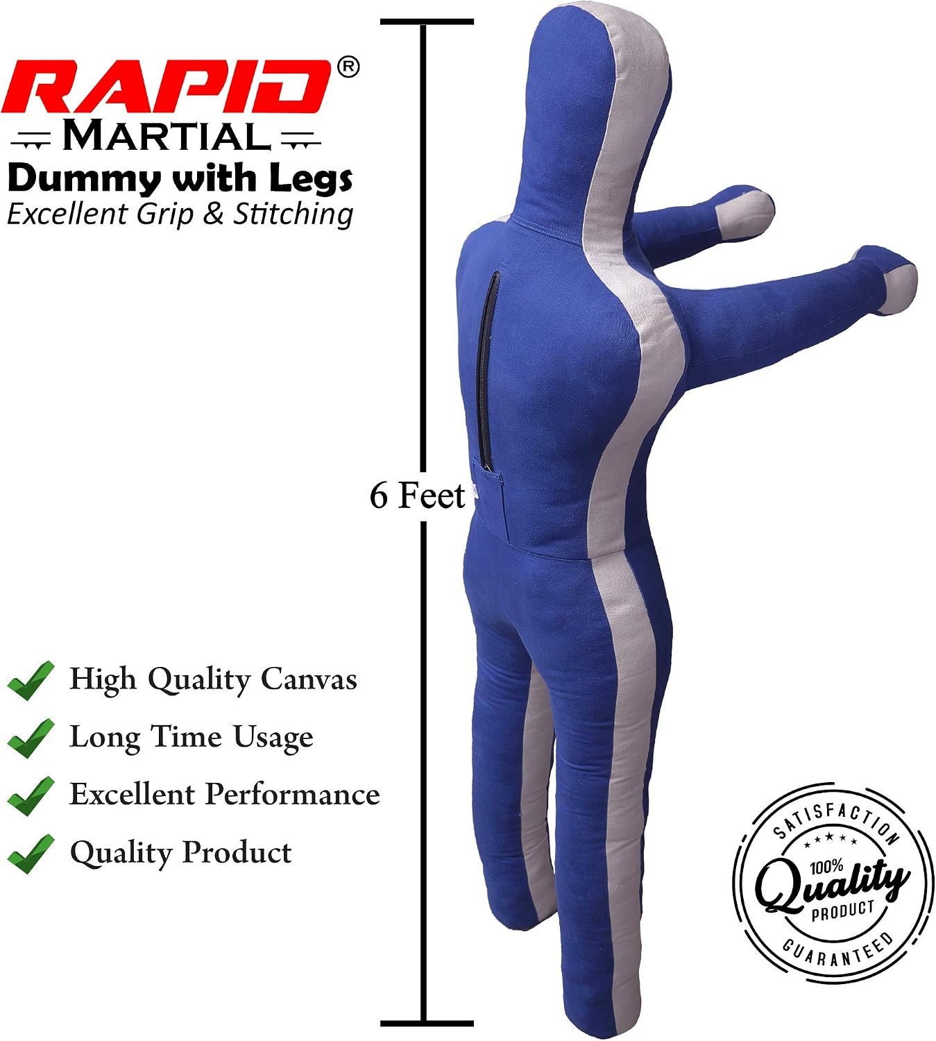 MMA Doctor Bane MMA Grappling Submission Dummy Wrestling BJJ Judo Karate Punching Bag - UNFILLED-6 Feet…