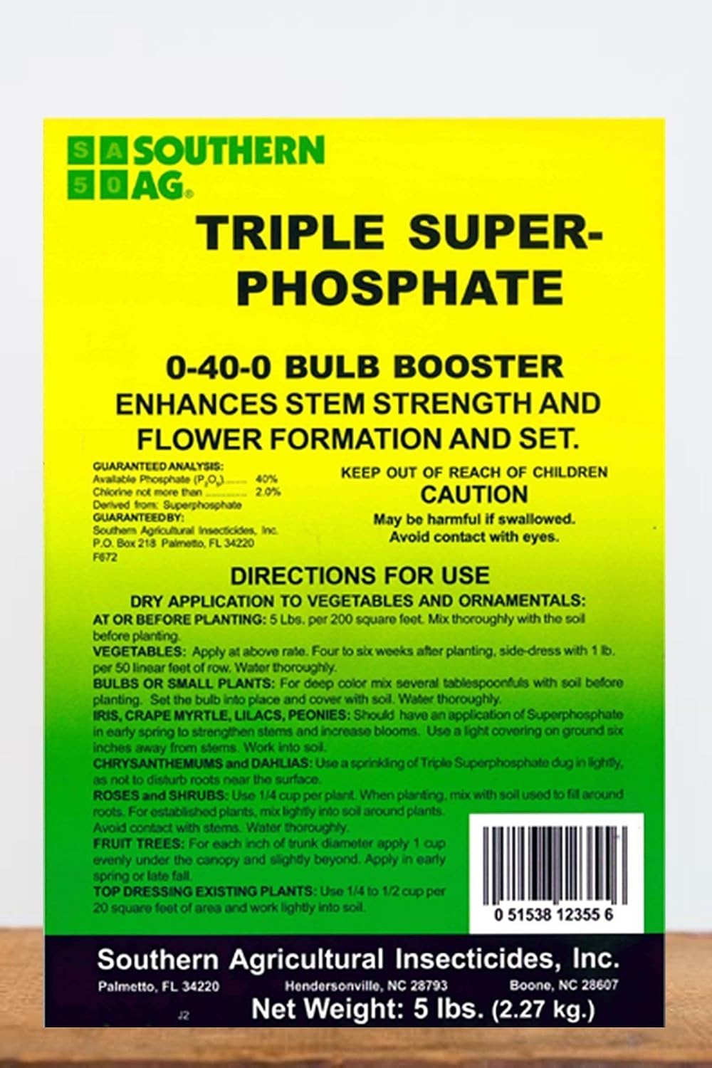 Super Phosphate 20% - 5 Pound Bag