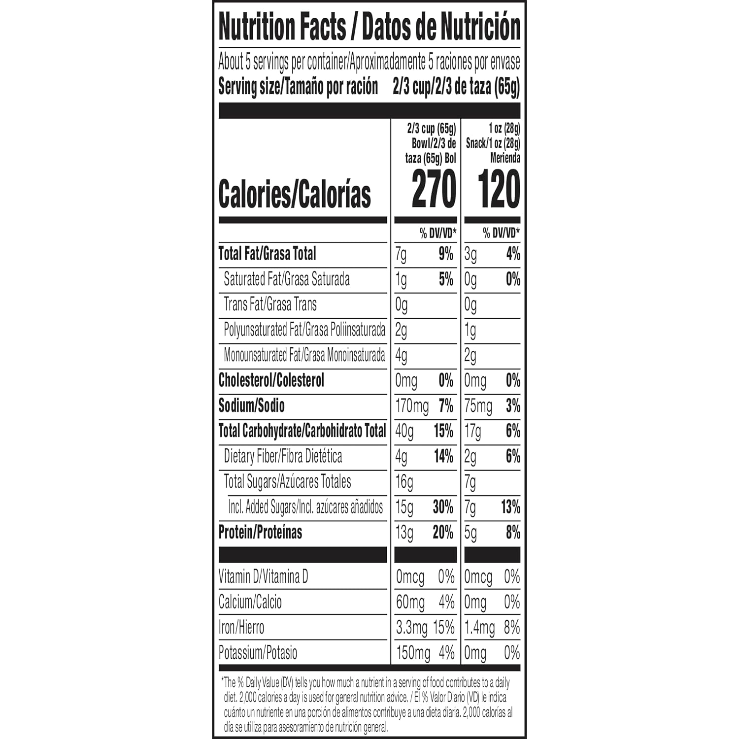Nature Valley Oats & Honey Protein Granola, Resealable Pouch, 11 oz | 13g Protein & 33g Whole Grain per Serving, Good Source of Fiber, No Artificial Flavors or Colors