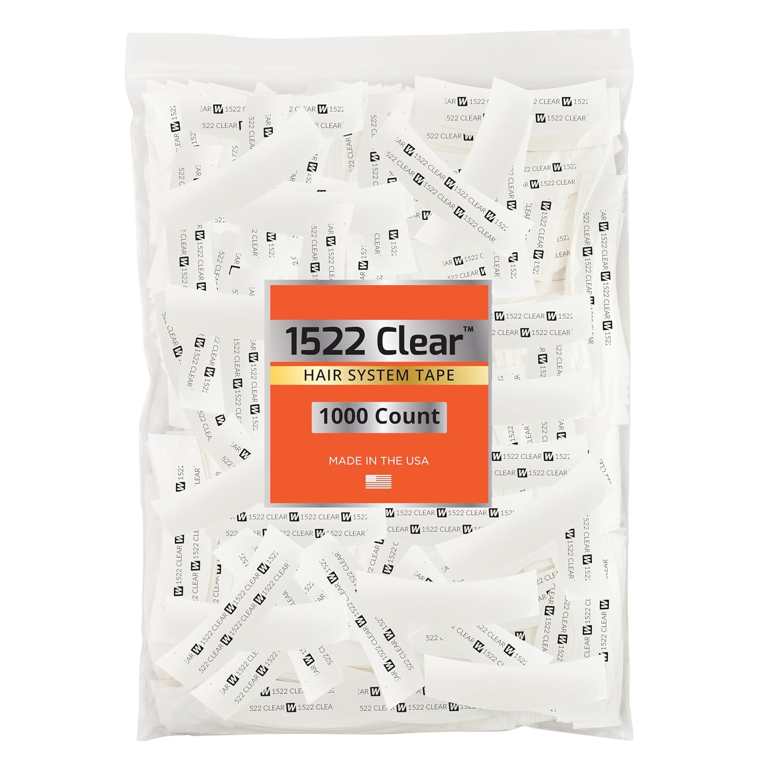 Walker Tape 1522 Clear Roll 3/4 x 36 Yards for Wig Installs, Lace Systems, Toupee Applications, Hair Tape Prep and Adhesive Strips Use Offering Hypoallergenic Comfort, Daily Wear Hold and Low Residue