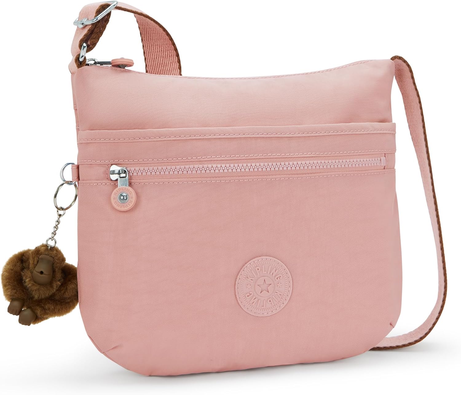 Kipling Womens Arto Crossbody Bag, Black Noir, 11.25 L X 10.25 H X 1.5 D US