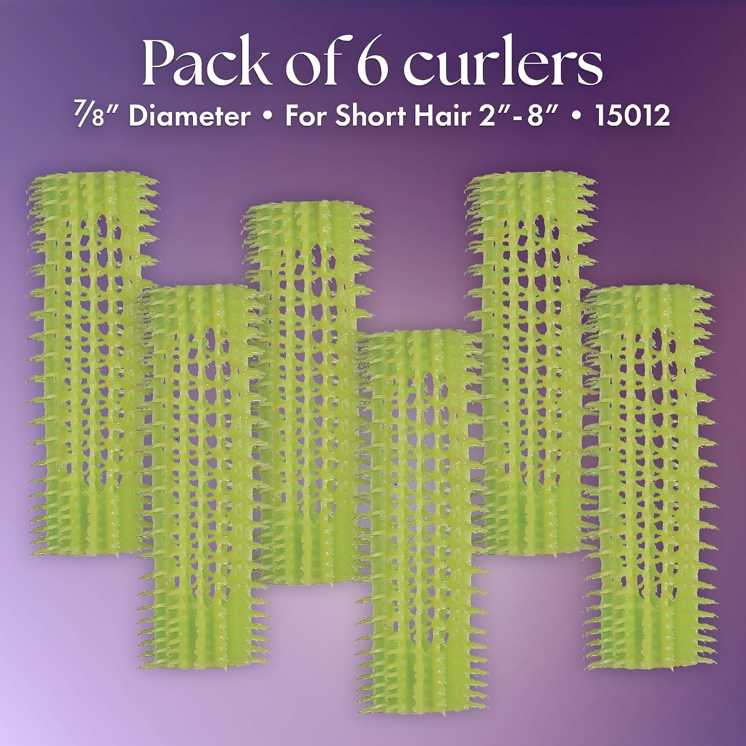 Olivia Garden Jet Set EZ Grip Self-Gripping Curlers - Hair Rollers for Setting or Perming - Style Curls and Waves