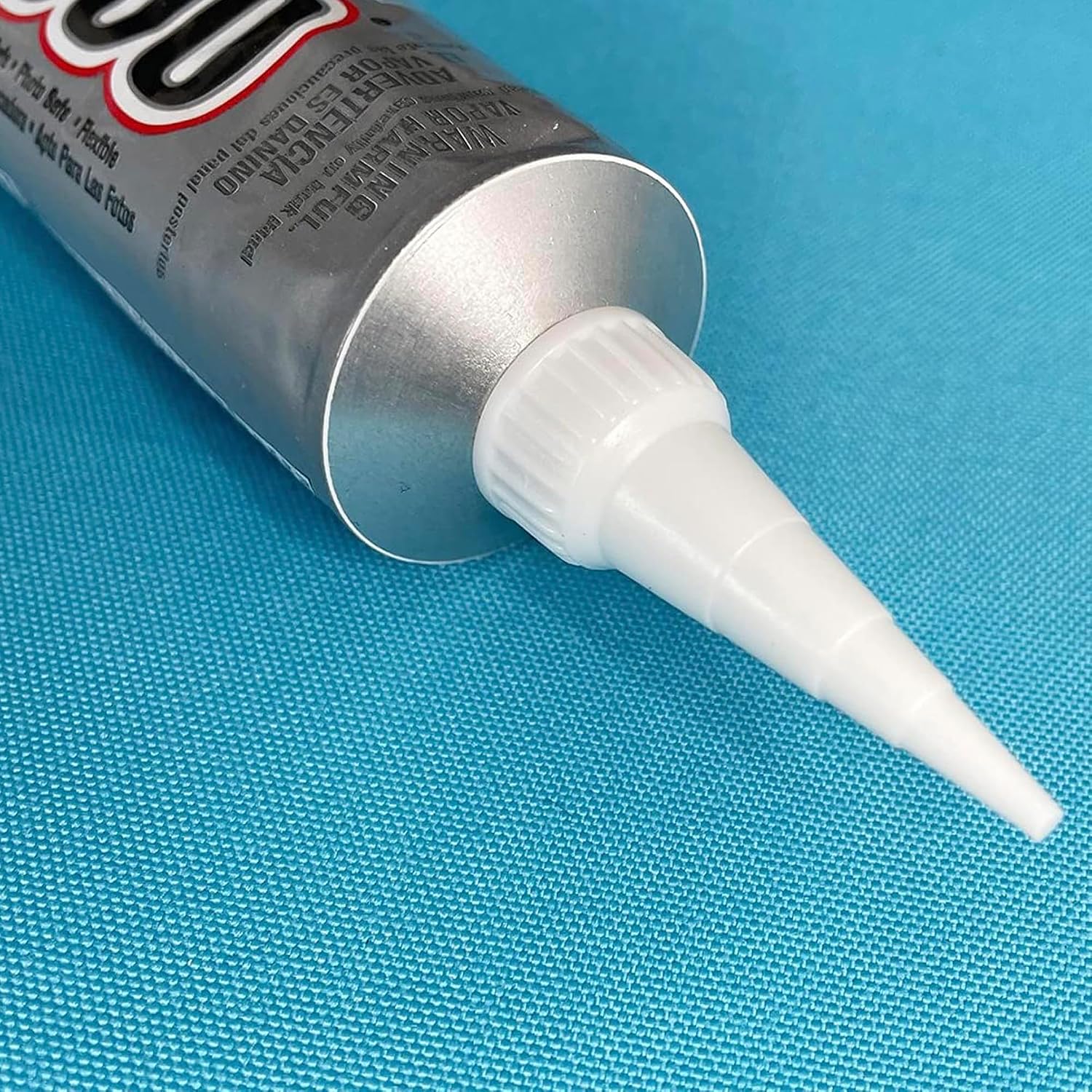 E6000 3.7 Ounce (109.4mL) Tube Industrial Strength Adhesive for Crafting, 10 Snip Tip Applicator Tips and Pixiss Art Dotting Stylus Pens 5 pcs Set