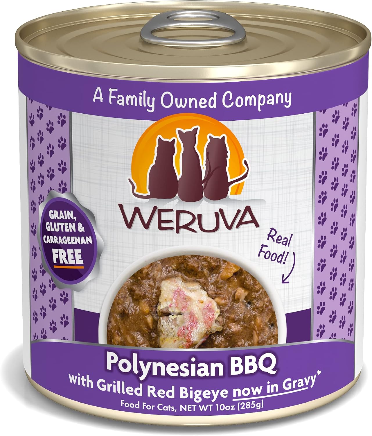 Weruva Classic Cat Food, Paw Lickin’ Chicken with Chicken Breast in Gravy, 3oz Can (Pack of 24)
