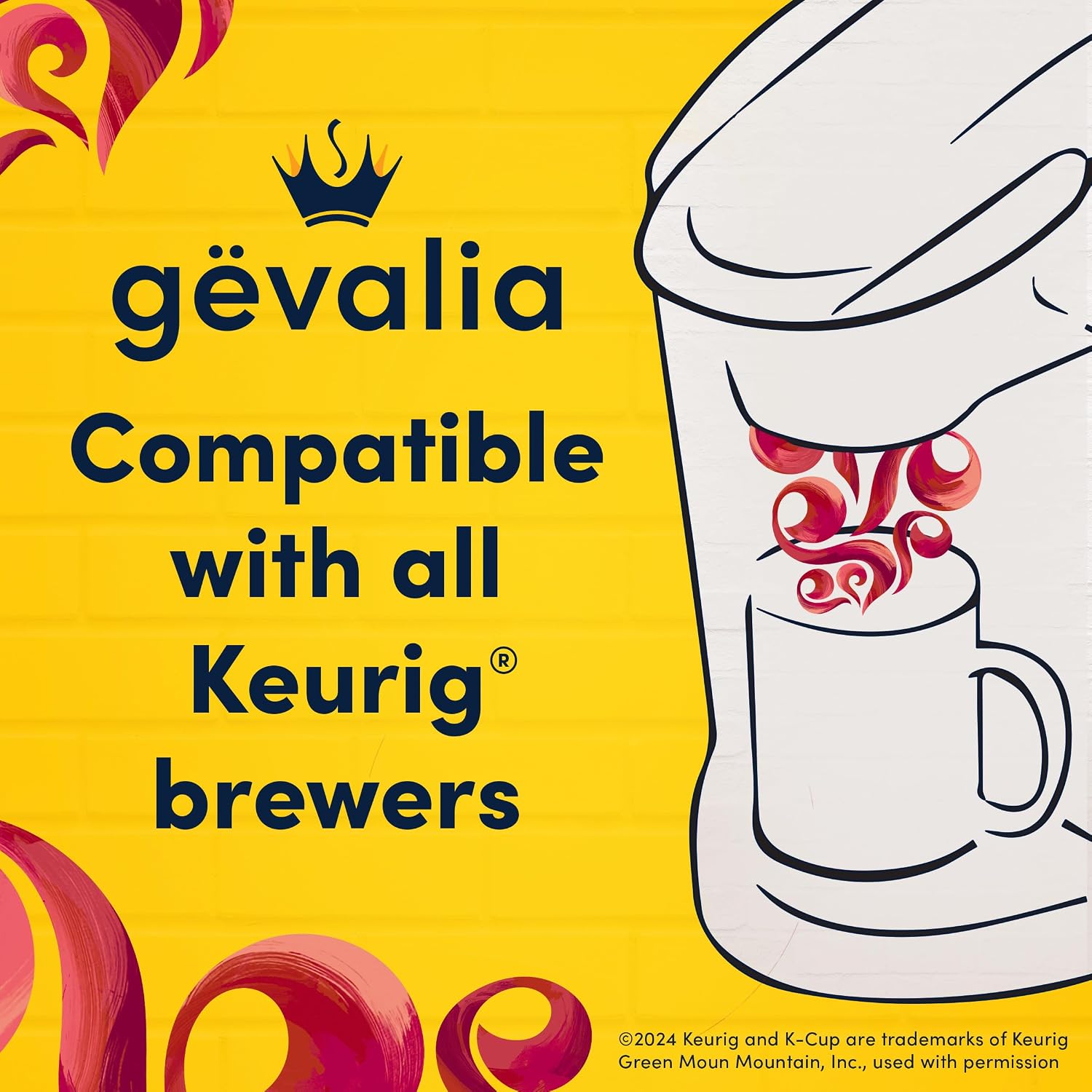 Gevalia K‐Cup® Coffee Pods & Froth Packets Kit, 6 ct, Cappuccino Espresso