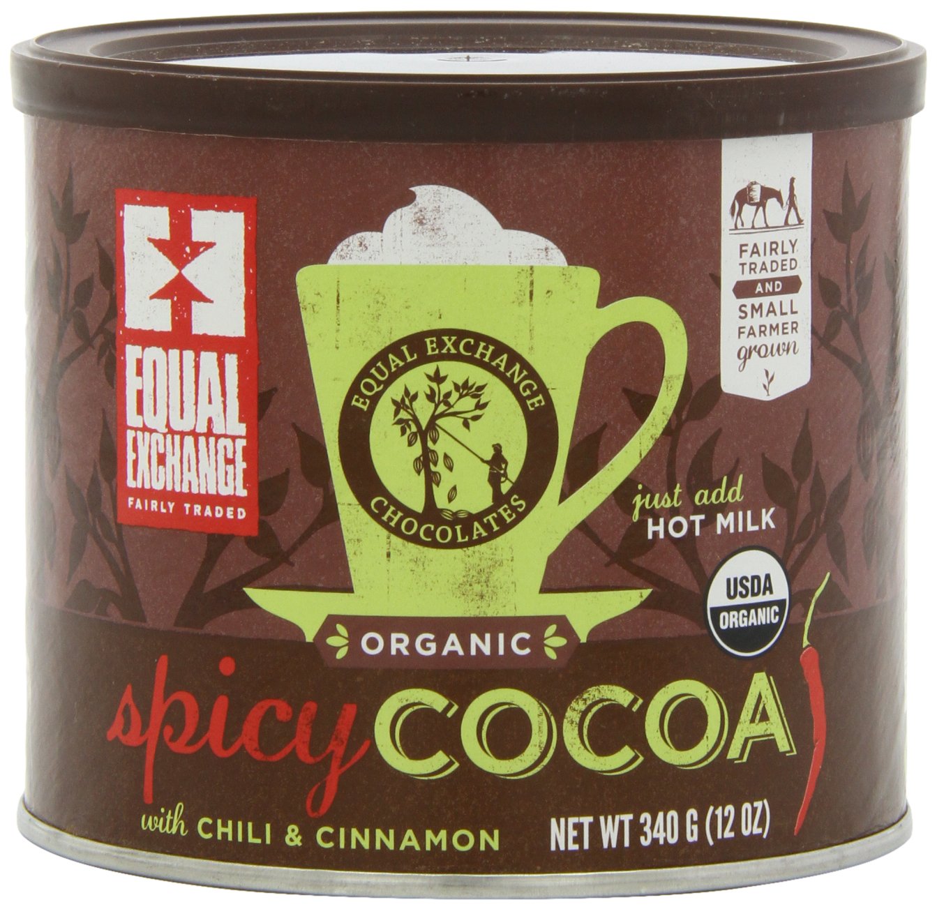 Equal Exchange, Cocoa Powder Baking Unsweetened Organic, 8 Ounce