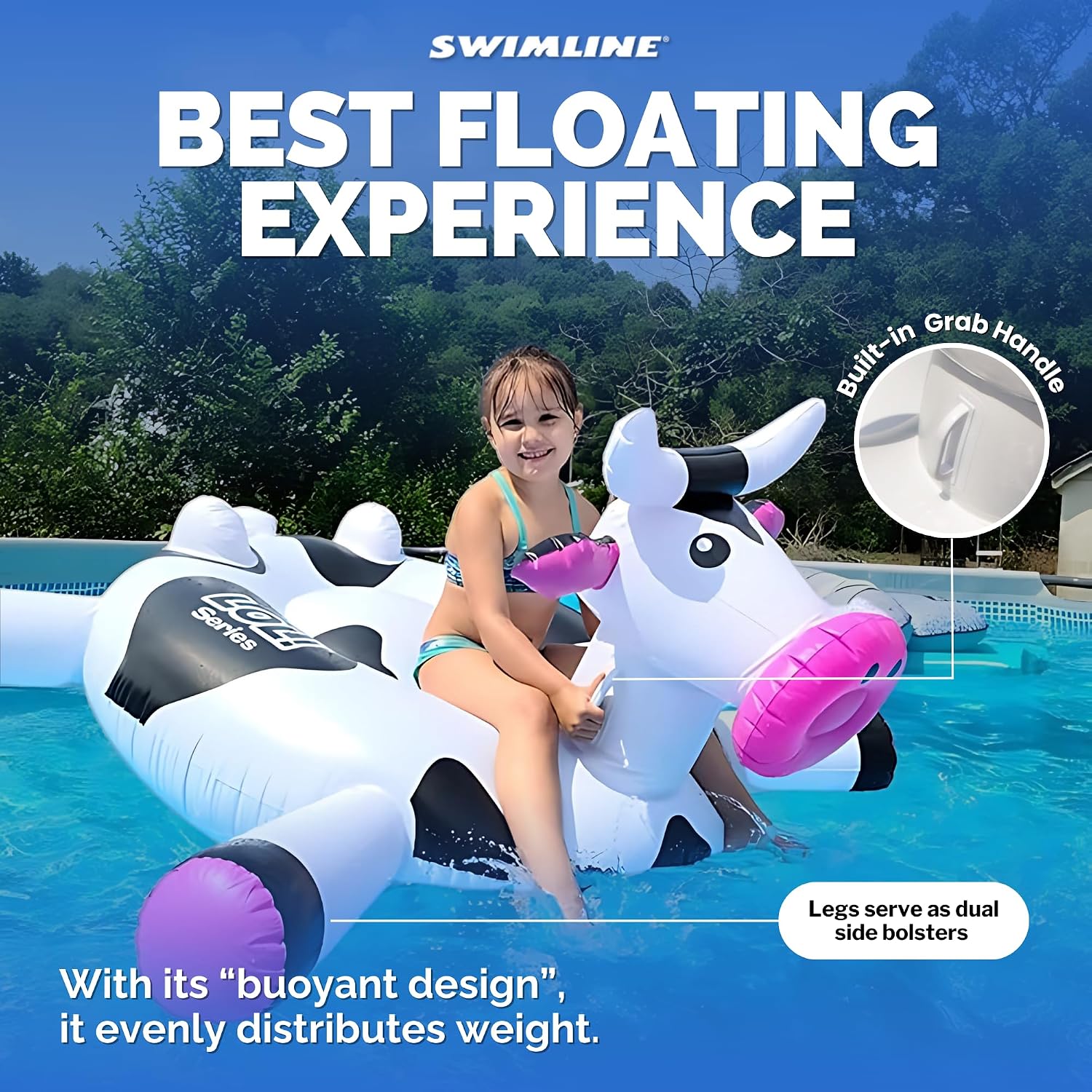 SWIMLINE Original Giant Inflatable Pool Float Floatie Ride-On