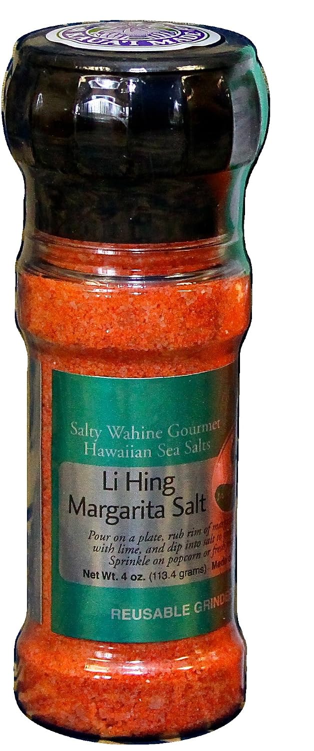 Salty Wahine Gourmet Hawaiian Sea Salts, Hawaiian Sea Salt and Rainbow Peppercorns, 4 Ounce