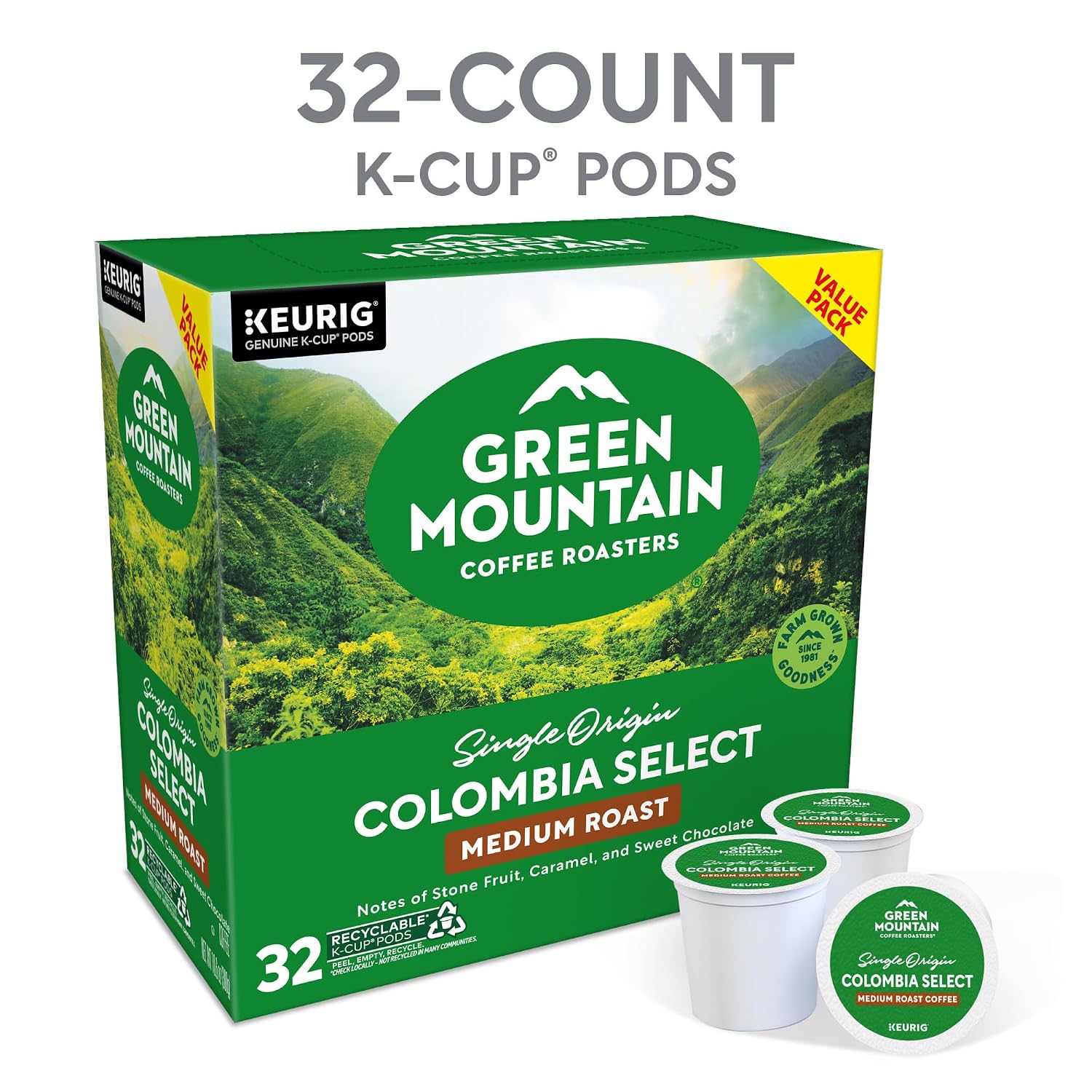 Green Mountain Coffee Nantucket Blend Keurig Single-Serve K-Cup Pods, Medium Roast Coffee, 96 Count