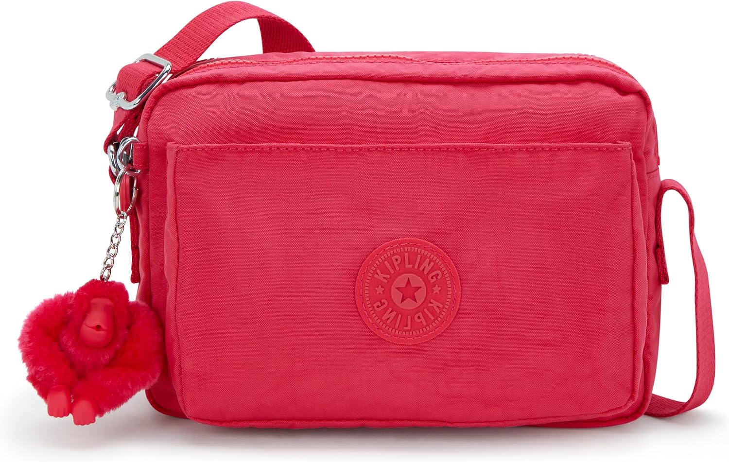 Kipling Women’s Abanu Medium Crossbody Bag, Lightweight, Adjustable Nylon Waist Pack with Multi-Compartment Zip Pockets