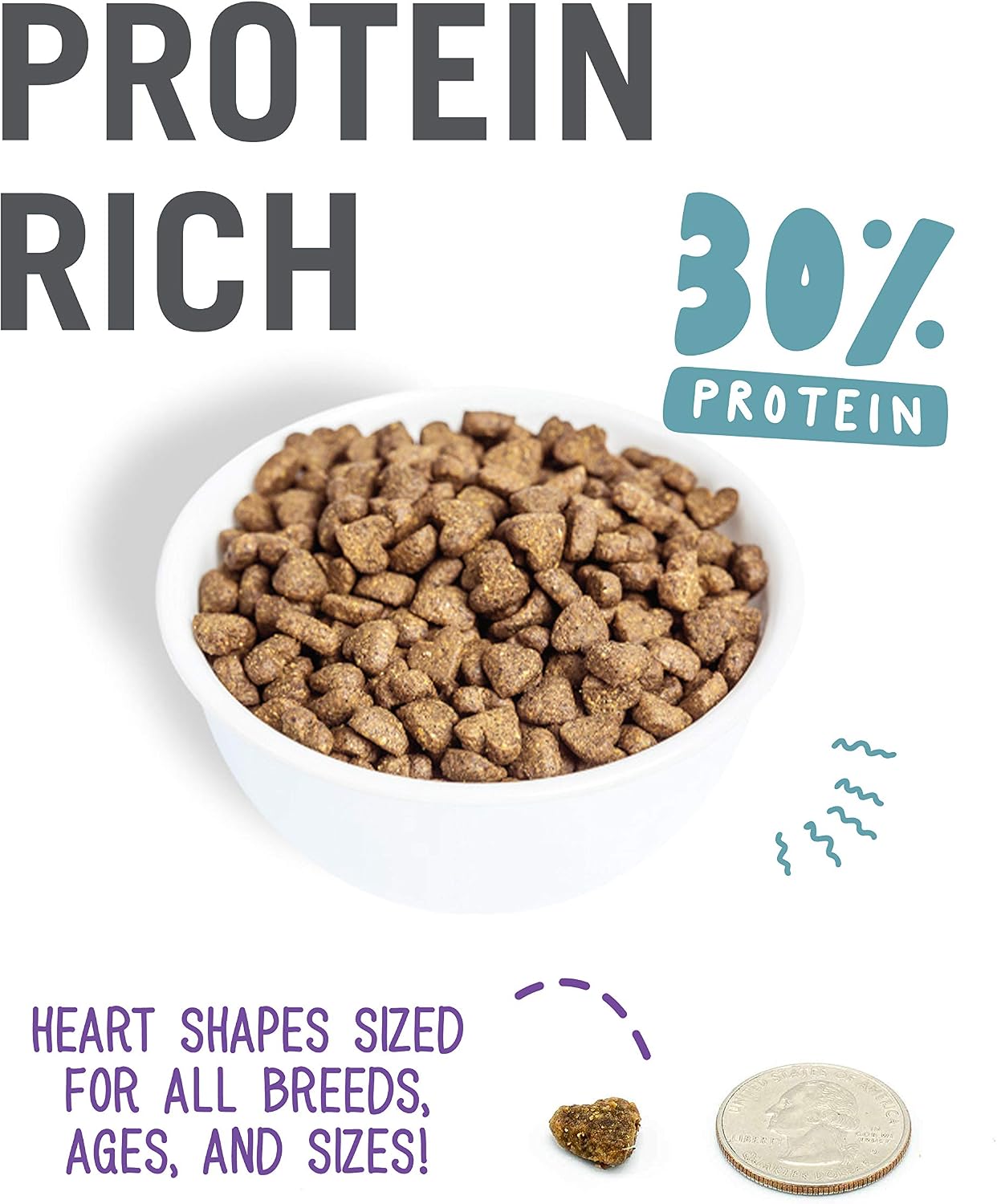 I and love and you Naked Essentials Dry Dog Food - Lamb + Bison - High Protein, Real Meat, No Fillers, Prebiotics + Probiotics, 4lb Bag