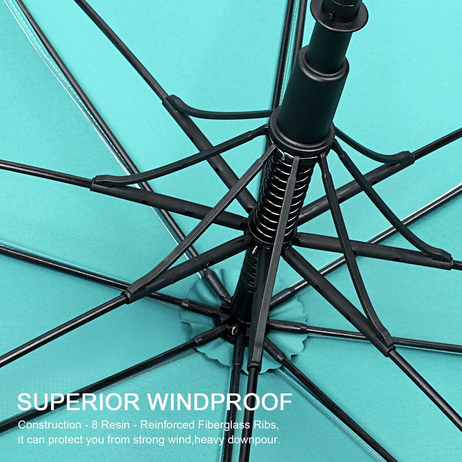 G4Free UV Golf Beach Umbrella 68”Auto Open Extra Large Sun Shade Umbrellas