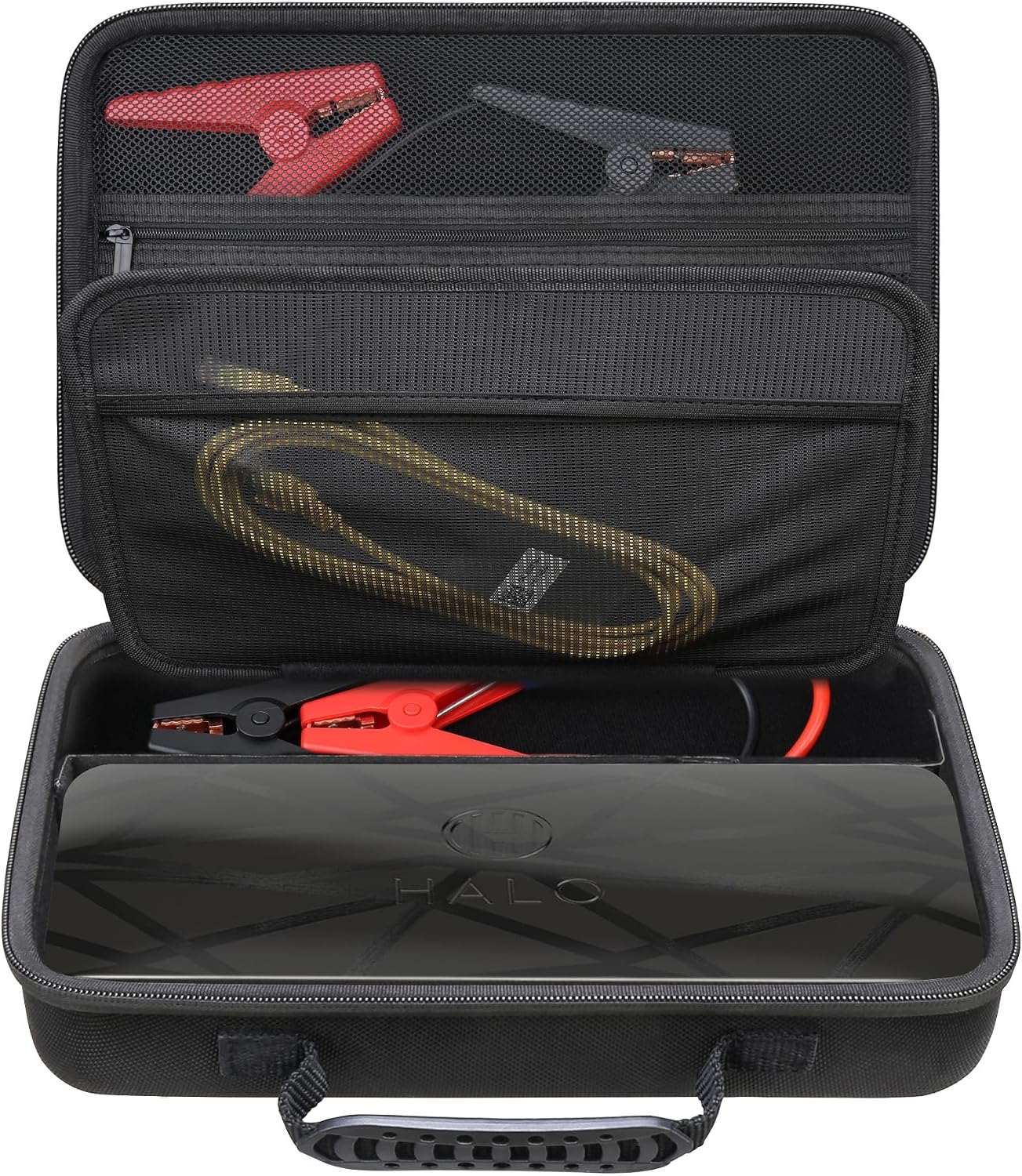 Elonbo Carrying Case for Halo Bolt Ultimate 2.0/3.0 Portable Car Battery Jump Starter/Halo Bolt 55500 mwh/Air 58830/ Air + 55500/58830/ 44400/57720