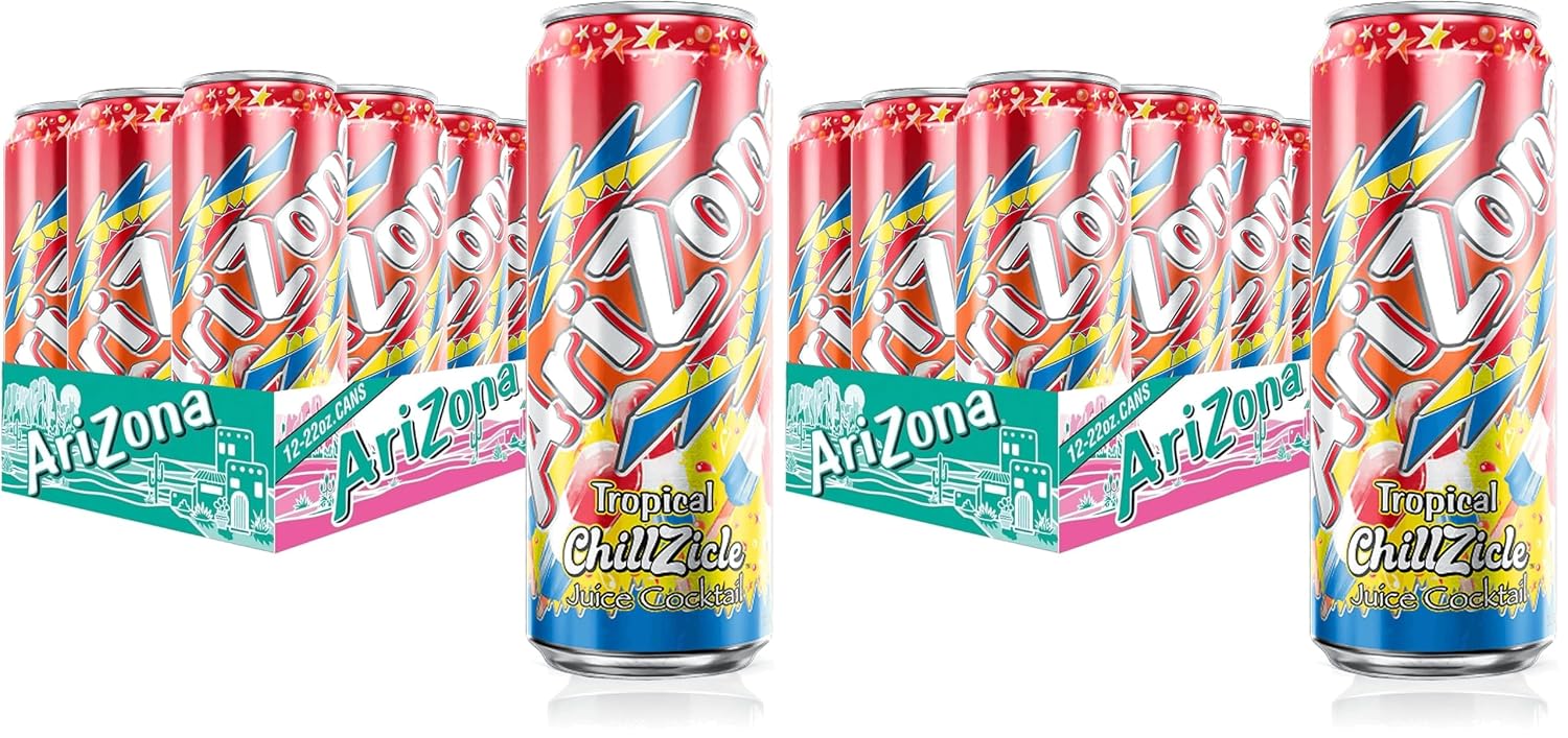 AriZona Mucho Mango | Fruit Juice Cocktail | 22 Fl Oz (12 Pack)