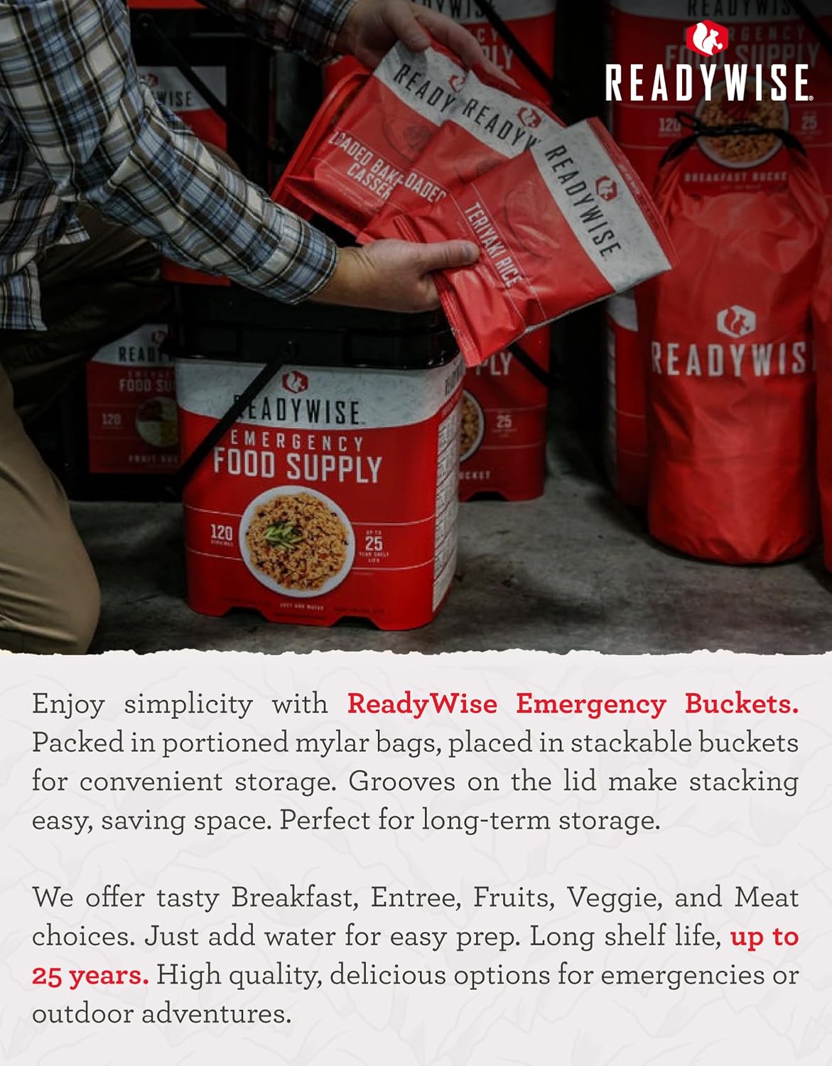READYWISE Whey Powdered Milk Alternative Bucket, 120 Servings