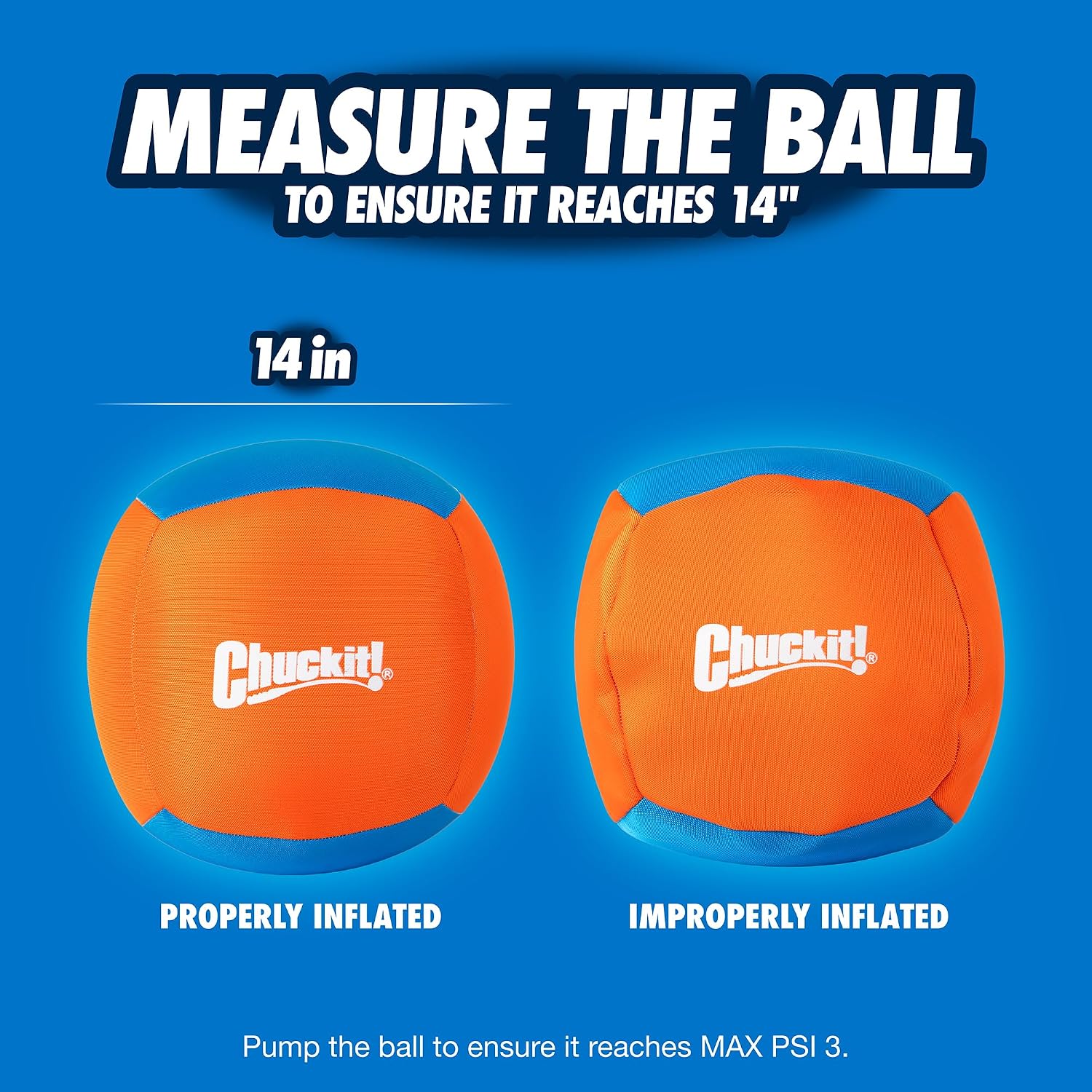 Chuckit! Air Fetch Ball Dog Toy, Small (2 Inch Diameter), for dogs 0-20 lbs, Pack of 2