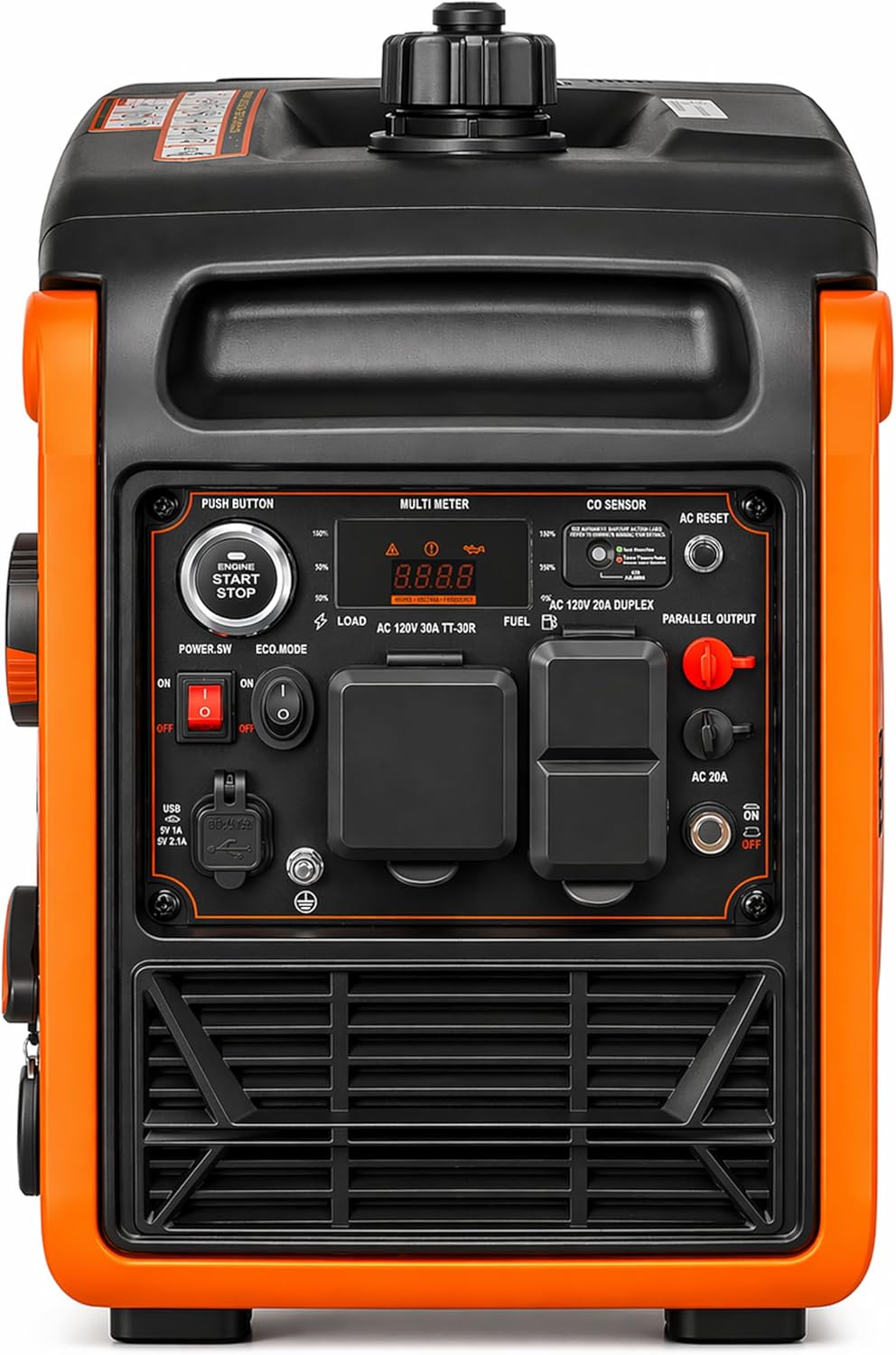LIFAN 6900W Inverter Generator for Home Backup, 120/240V, Remote Start | 5500W Rated Gas Power, Pure Sine Wave, CO-Minder, RV Ready, Up to 14H at 25% Load