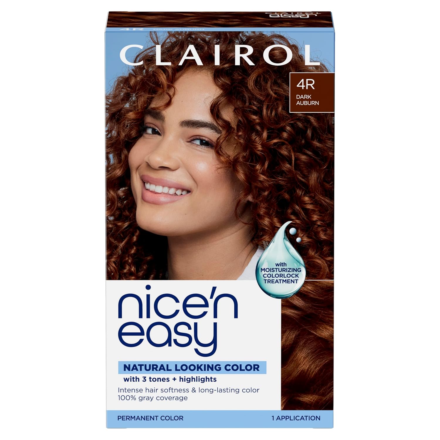 Clairol Nice'n Easy Permanent Hair Dye, 6A Light Ash Brown | Pack of 3