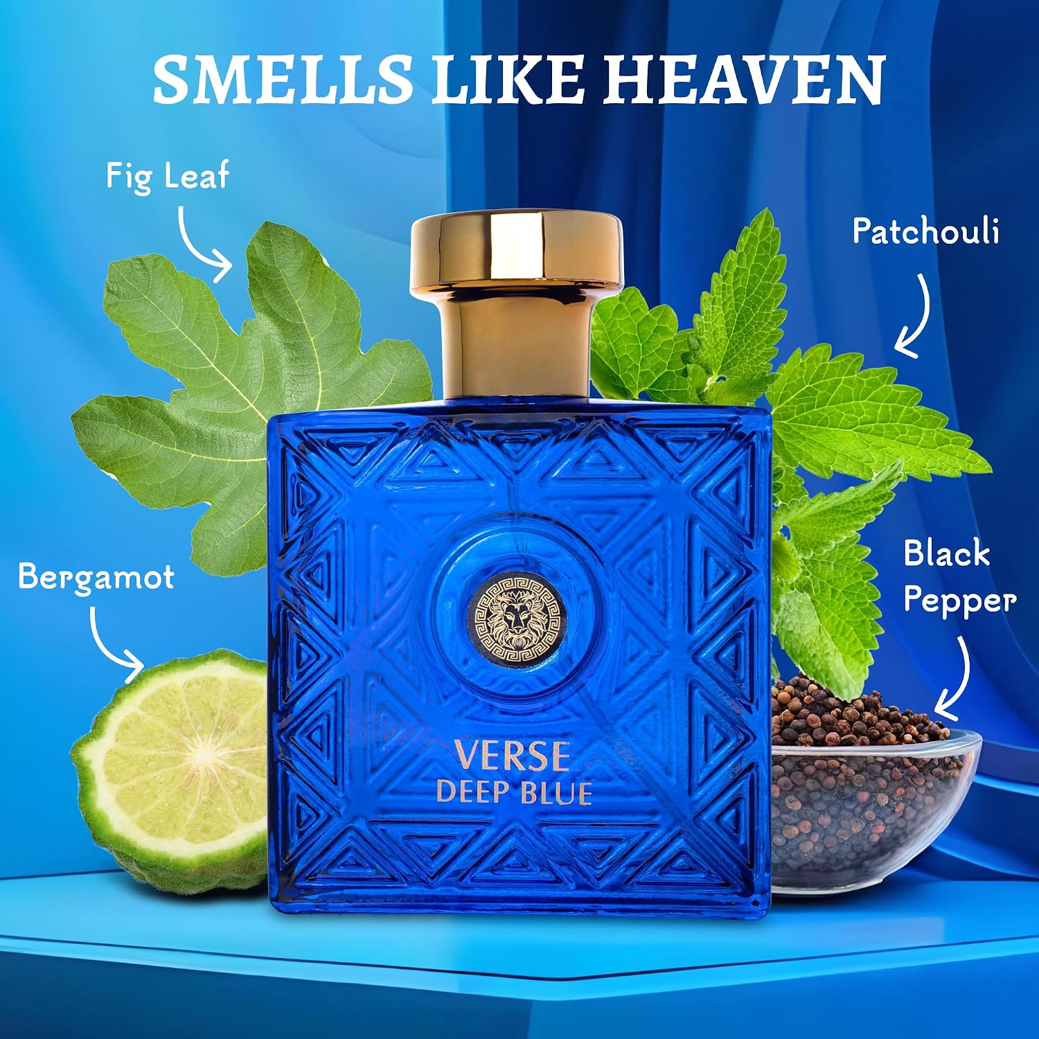 NovoGlow Verse Deep Blue, Eau de Parfum Spray Perfume, Fragrance For Men- Daywear