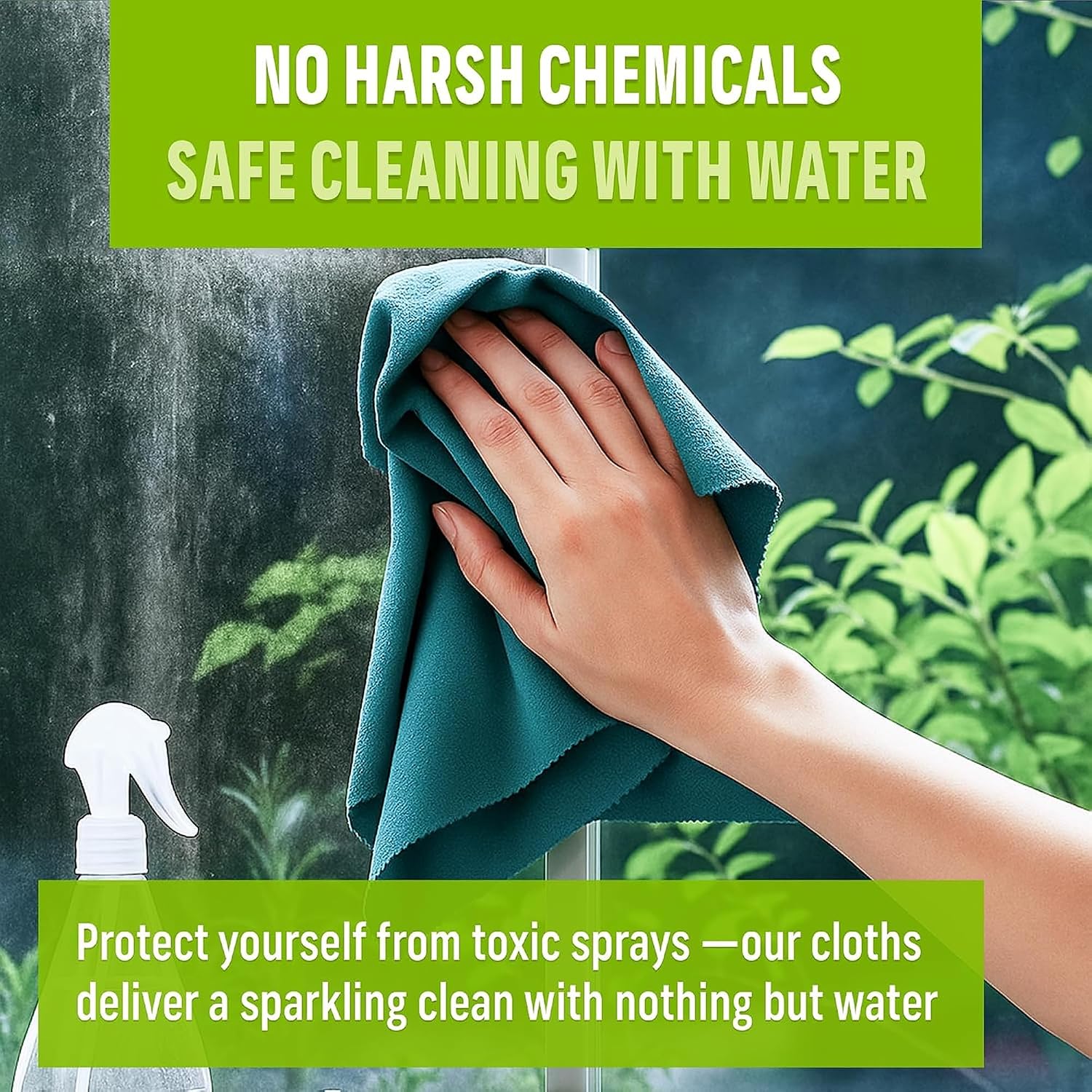E-Cloth Window and Glass Cleaner Kit, Just Add Water - 1 Kit