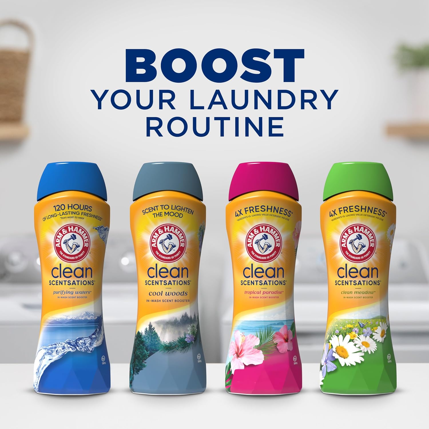 Arm & hammer In-Wash Scent Booster, Tropical Paradise, 24 oz | In-Wash Laundry Fragrance, Tropical Paradise Scent