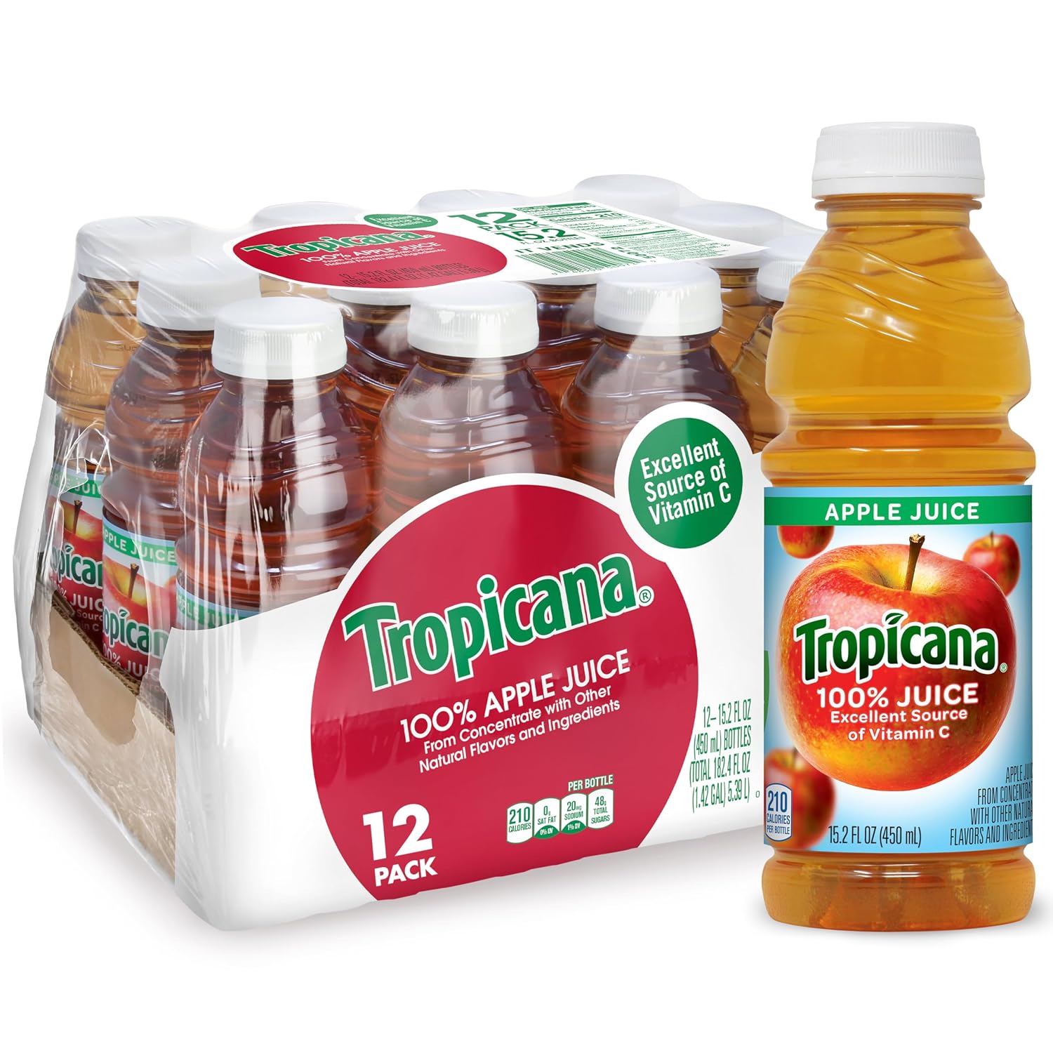 Tropicana Pineapple Peach Mango 100% Juice, 24-pack, 10 fl oz bottles