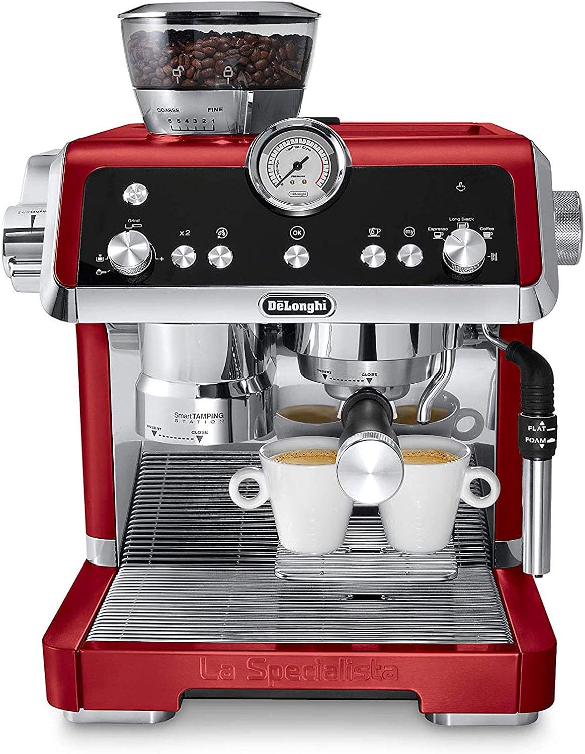 De'Longhi EC9335R La Specialista Espresso Machine with Sensor Grinder, Dual Heating System