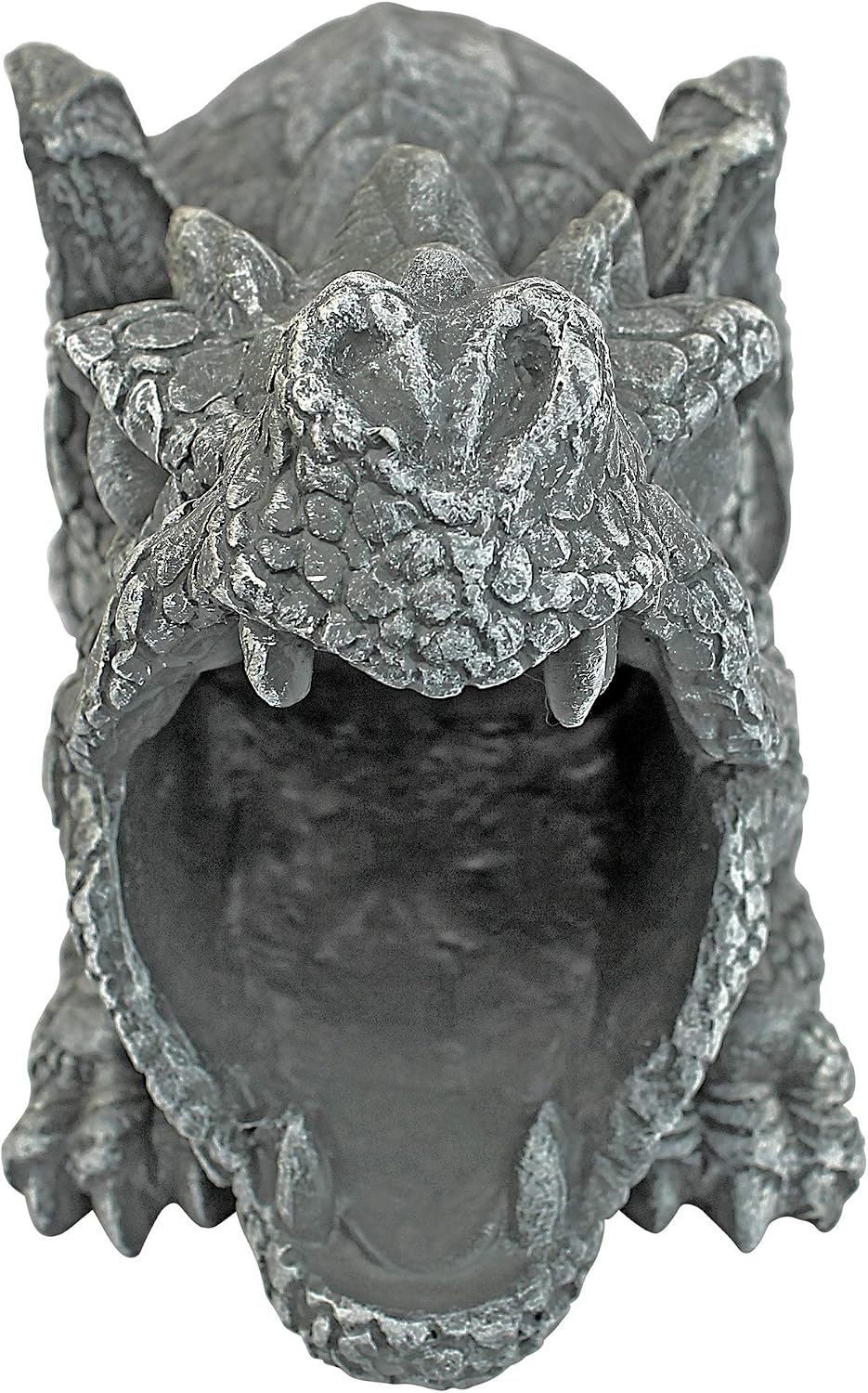Design Toscano Roland the Gothic Gargoyle Gutter Guardian Rain Downspout Extension Outdoor Statue, 10 Inch Long, Cast Stone Resin, Grey Stone Finish