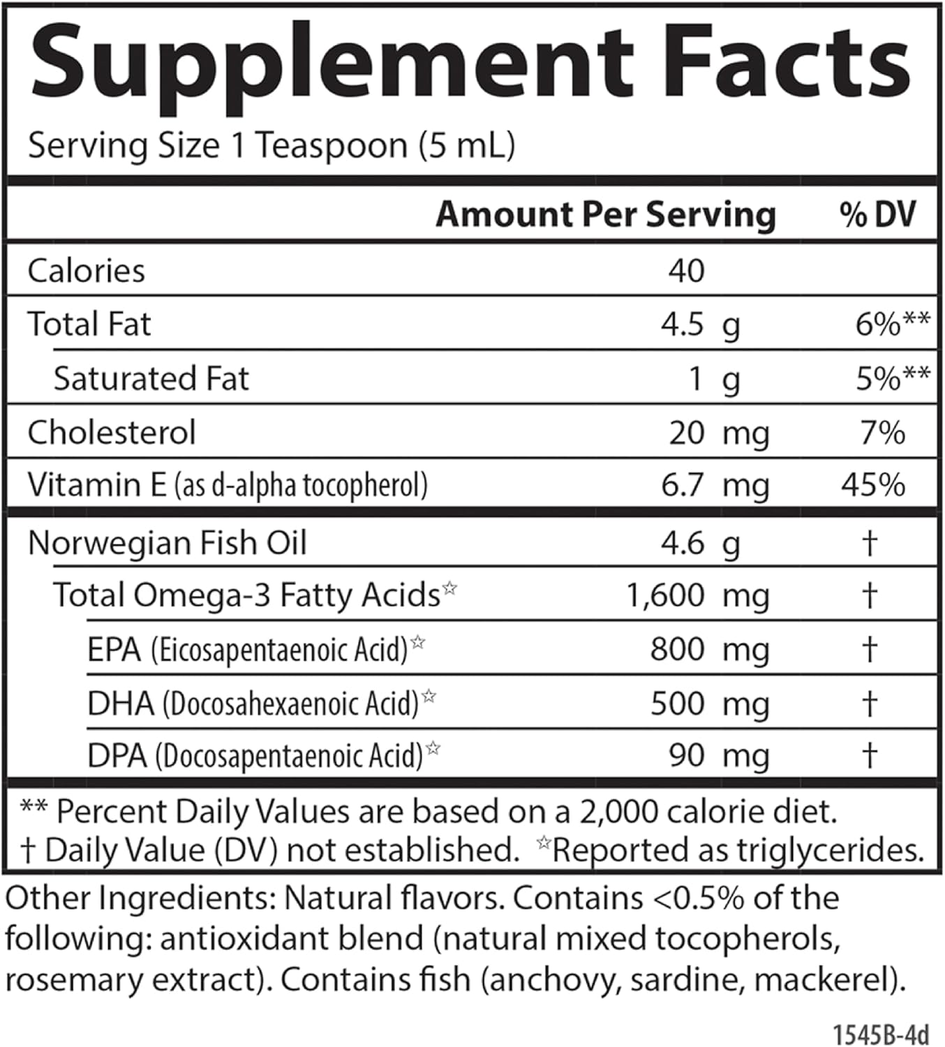Carlson The Very Finest Fish Oil, 1600 mg, Omega-3s, 200 mL (6.7 Fl Oz) | Lemon; Liquid Fish Oil Supplement; Norwegian Fish Oil; Wild Caught; Sustainably Sourced Fish Oil Liquid