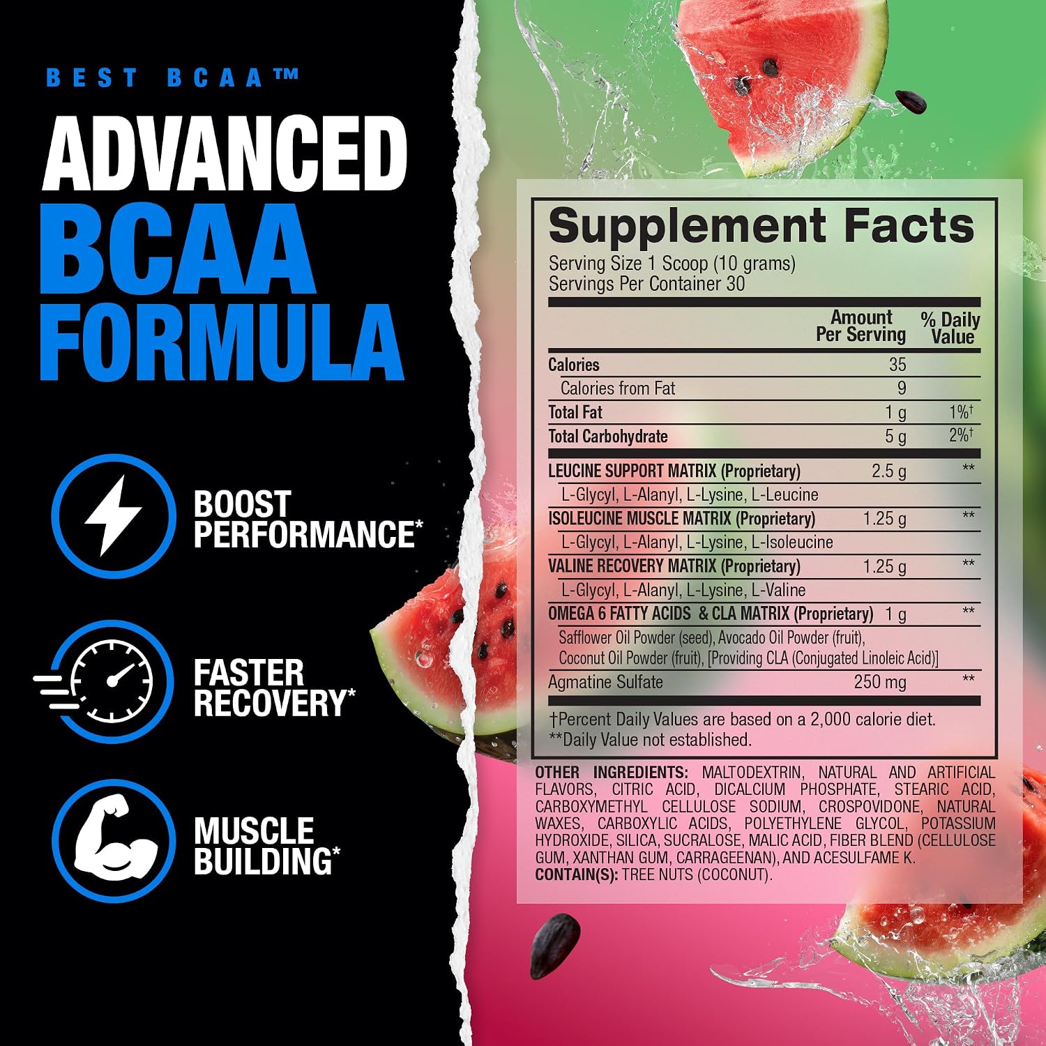 BPI Sports Best BCAA Powder – Muscle Recovery Support, Grape, 30 Servings