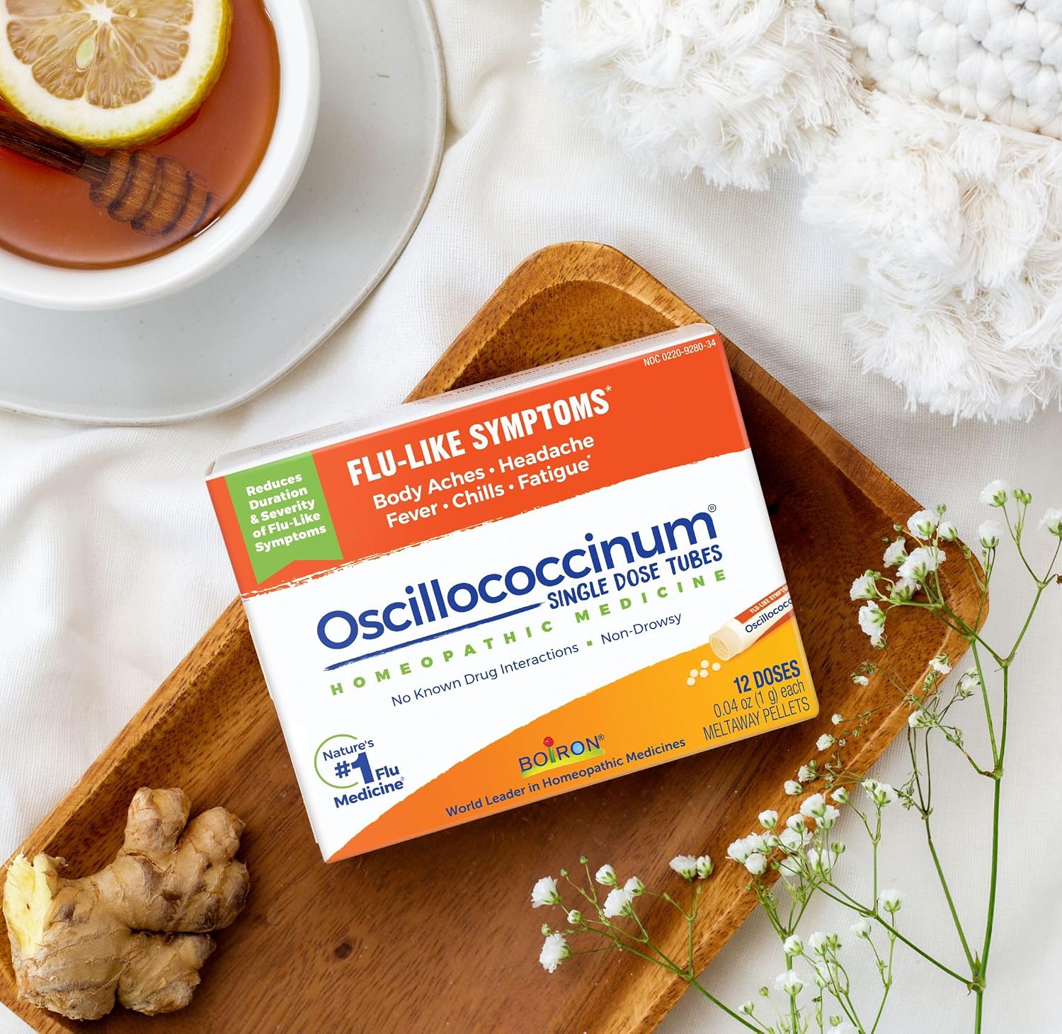 Boiron Oscillococcinum for Relief from Flu-Like Symptoms of Body Aches, Headache, Fever, Chills, and Fatigue - 30 Doses