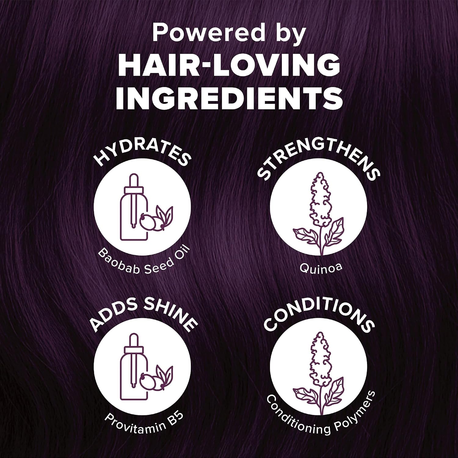 Splat Midnight Magenta Semi Permanent Hair Dye Kit, 1 Application