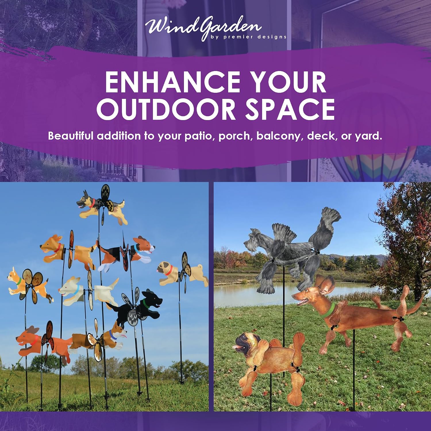 Whirligig Spinner Blue Jay 18" – Vibrant Bird-Themed Design, Weather-Resistant Outdoor Decor, Durable & Lightweight for Patios, Yards