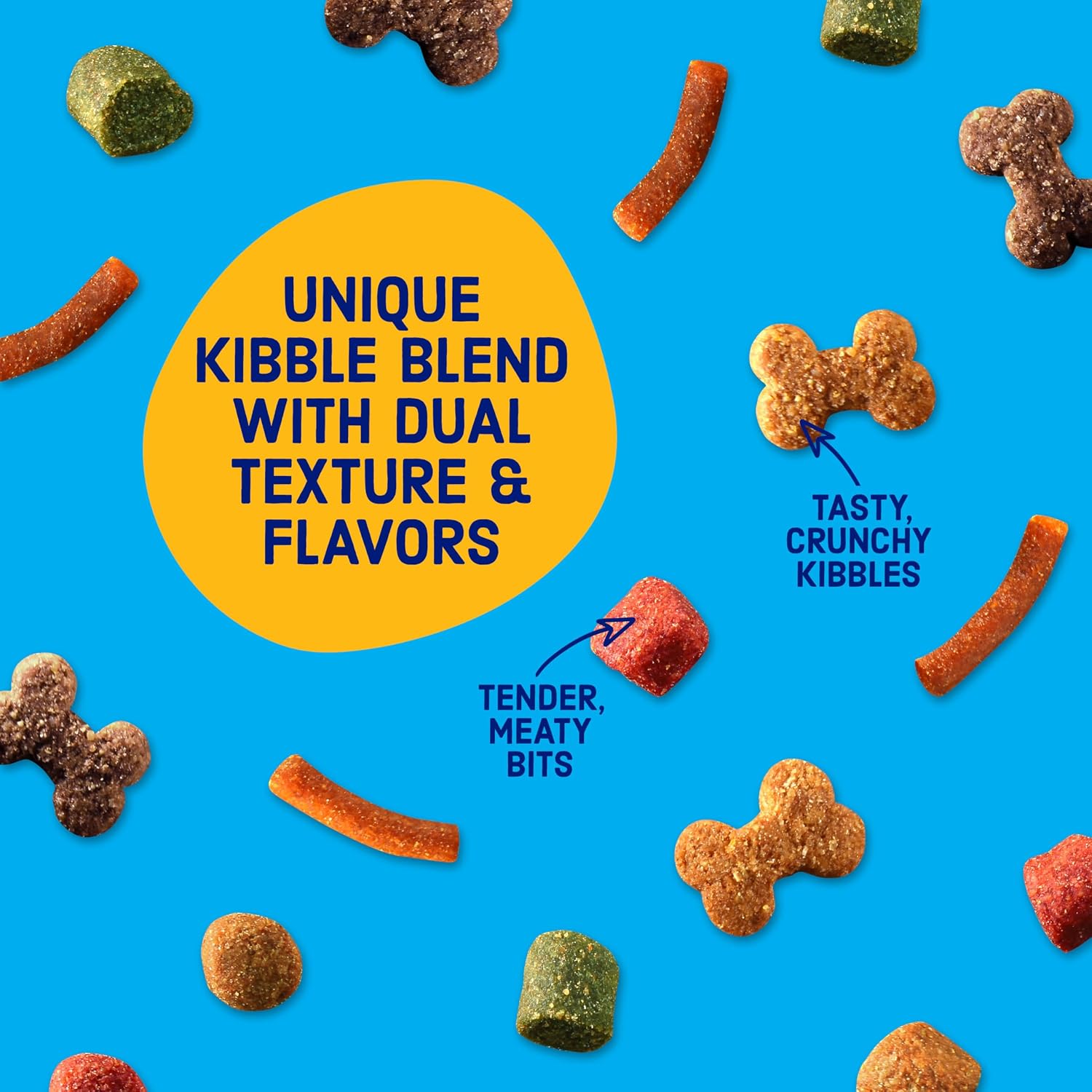 Kibbles 'n Bits Original Dry Dog Food, Beef & Chicken Flavors, 3.5 lb. Bag | Complete & Balanced Nutrition Formulated For Adult Dogs With Essential Vitamins & Minerals, Crunchy Kibble Pieces
