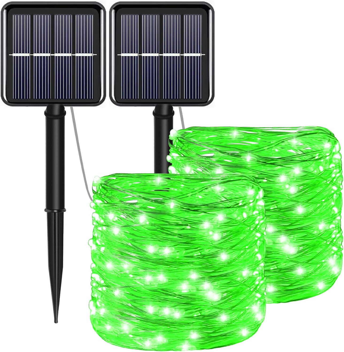 Solar Fairy String Lights, Cool White, 100Led, Outdoor Waterproof