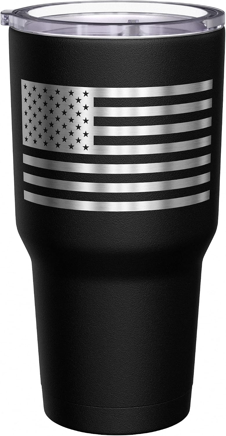 We The People Holsters - 1776 Betsy Ross Flag - Betsy Ross Mug - American Flag Coffee Travel Mug - American Flag Tumbler - Double Insulated Tumbler - 30 oz
