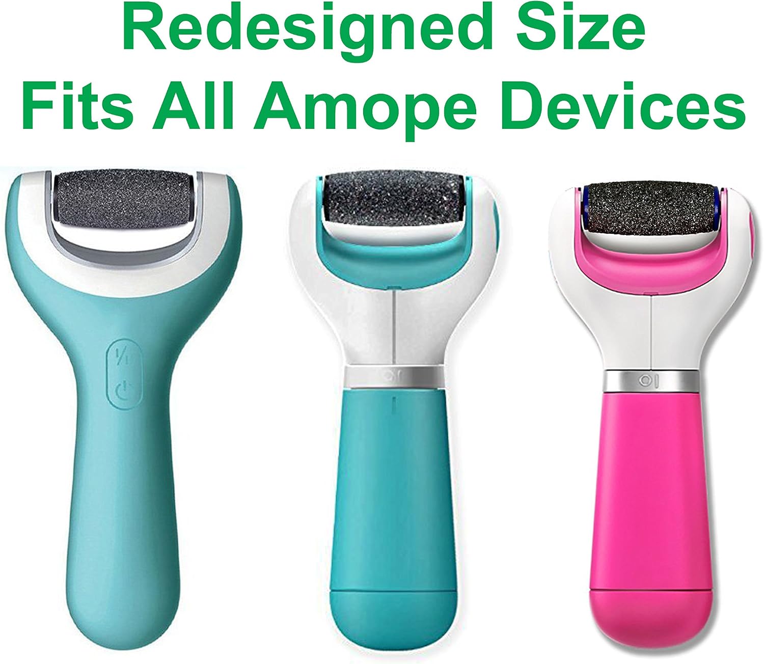 Extra Coarse Pedicure Refill Rollers Compatible With Amope Pedi Perfect Electronic Pedicure Foot File, 4-pack