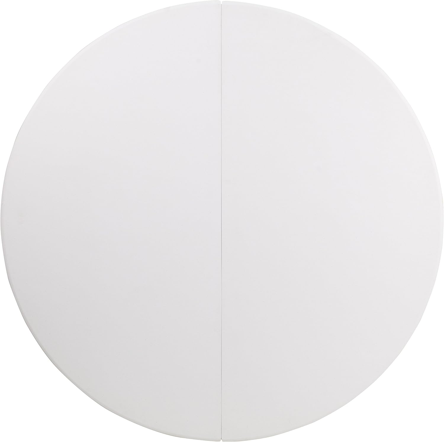 Flash Furniture Elon 5' Round All-Occasion Plastic Folding Event Table, Foldable Portable Banquet Table for Indoor/Outdoor Events, White | Lightweight, Easy Storage, Commercial Grade