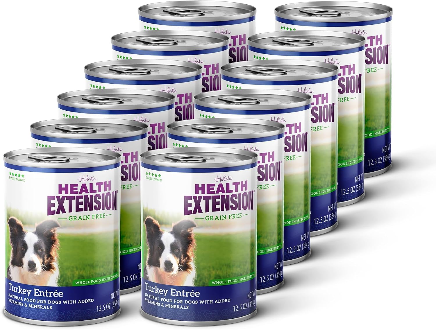 Health Extension Lamb Entrée Wet Dog Food, 12.5 oz – Protein-Rich Recipe, Hydration Support, Ideal for Sensitive Stomachs (Case of 12 Cans)