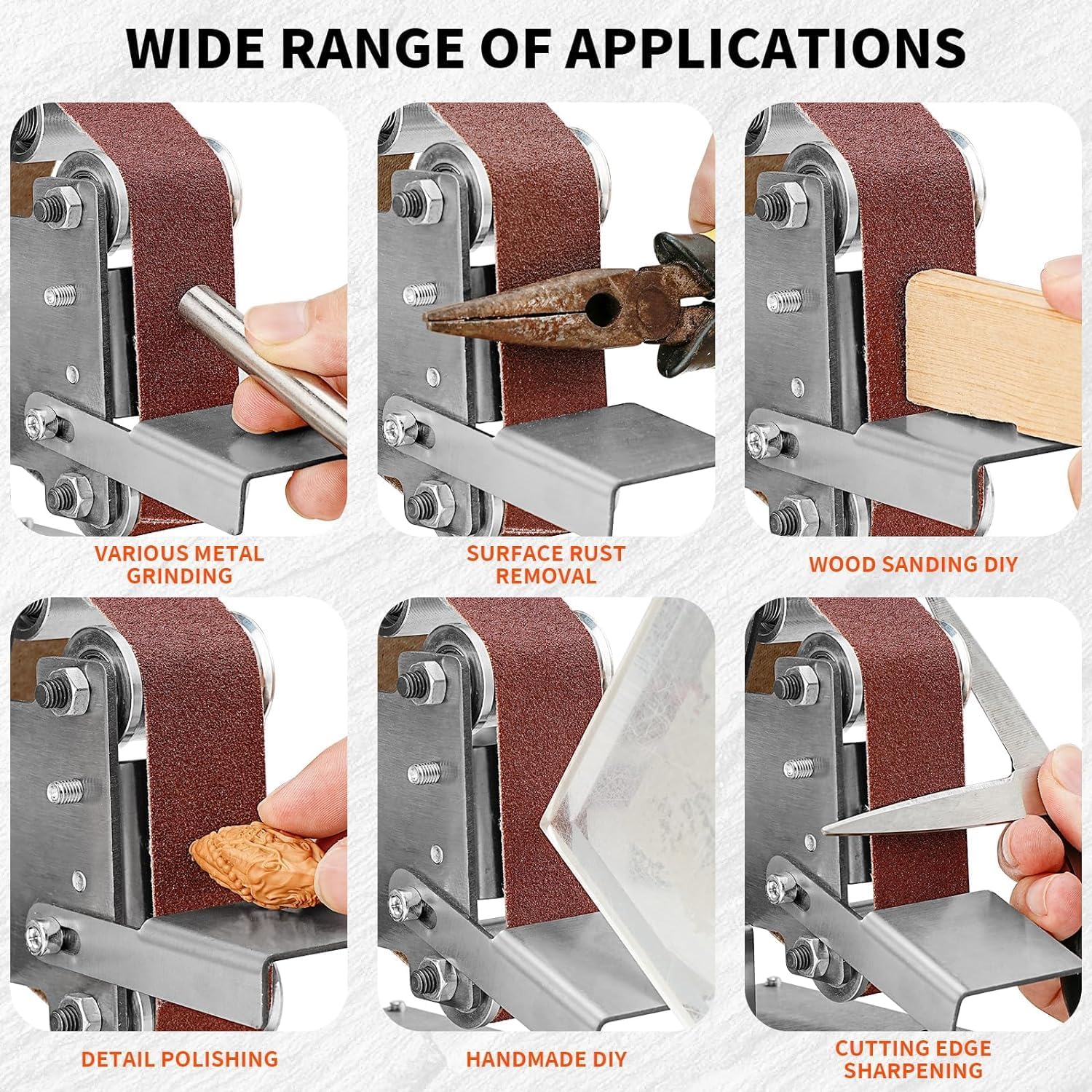 Electric Mini Belt Sander Polishing-Grinding Sharpener