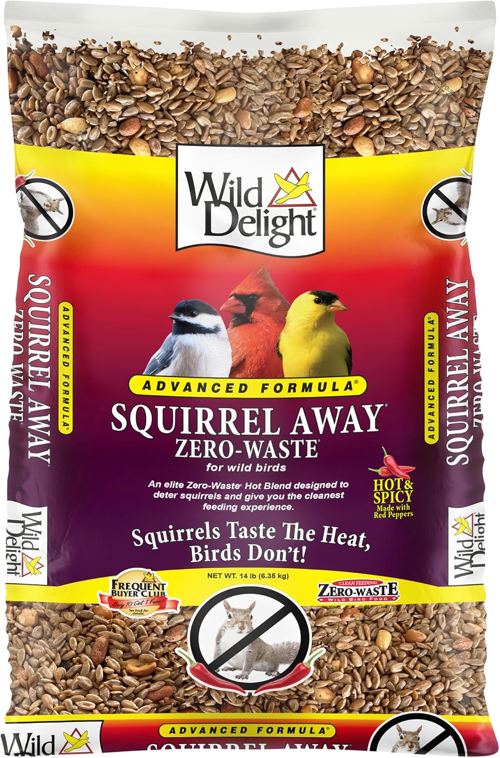Wild Delight Deck, Porch N' Patio No Waste Bird Food, 5 lb, (374050)