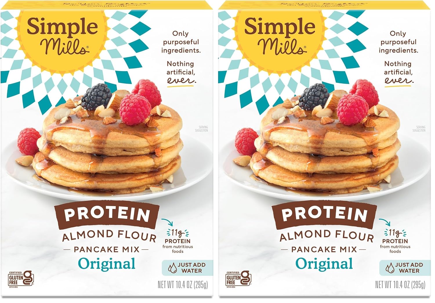 Simple Mills Almond Flour Pancake & Waffle Mix, Original - Gluten Free, Plant Based, Paleo Friendly, Breakfast 10.7 Ounce (Pack of 1)