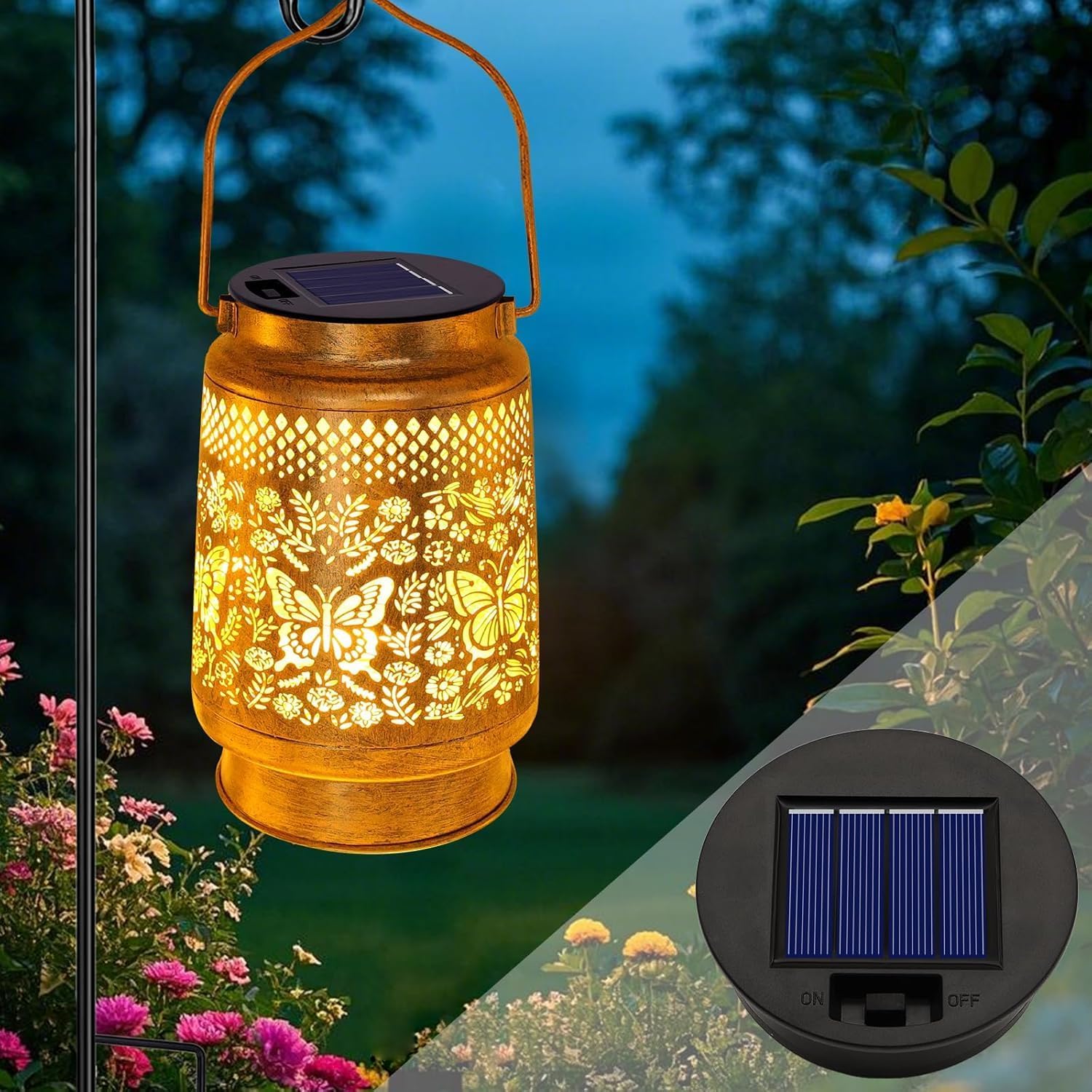 Solar Light Replacement Top Parts 4 Pack(Top Size 3.31 inch