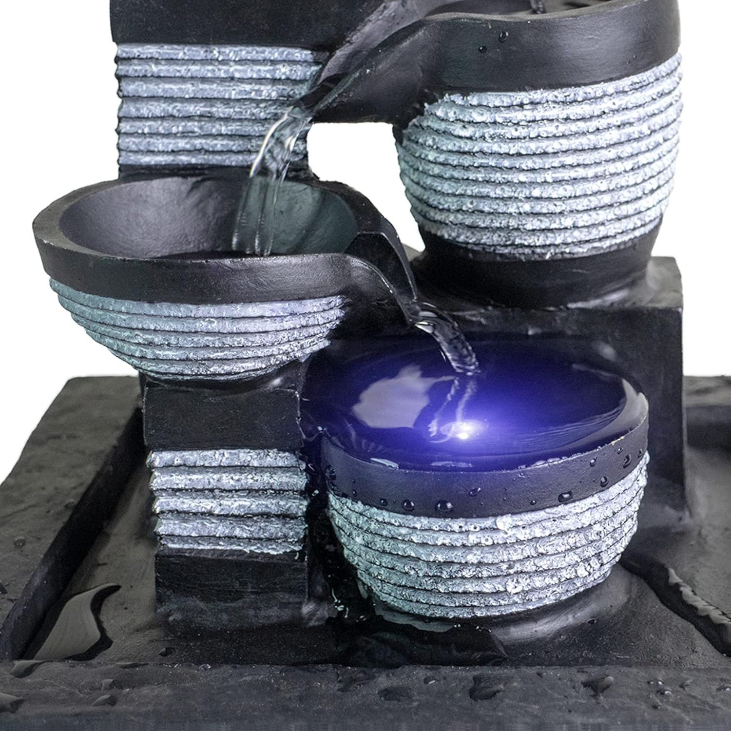 Resin LED Indoor Water Fountains | Office, Home Relocation Gifts