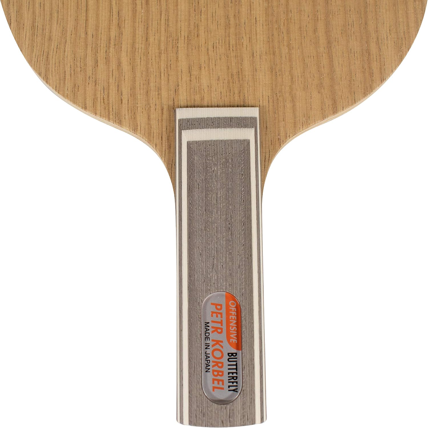 Butterfly Petr Korbel Table Tennis Blade - 5-ply All-Wood Blade - Professional Butterfly Table Tennis Blade - Available in FL and ST Shakehand Handle Styles - Made in Japan