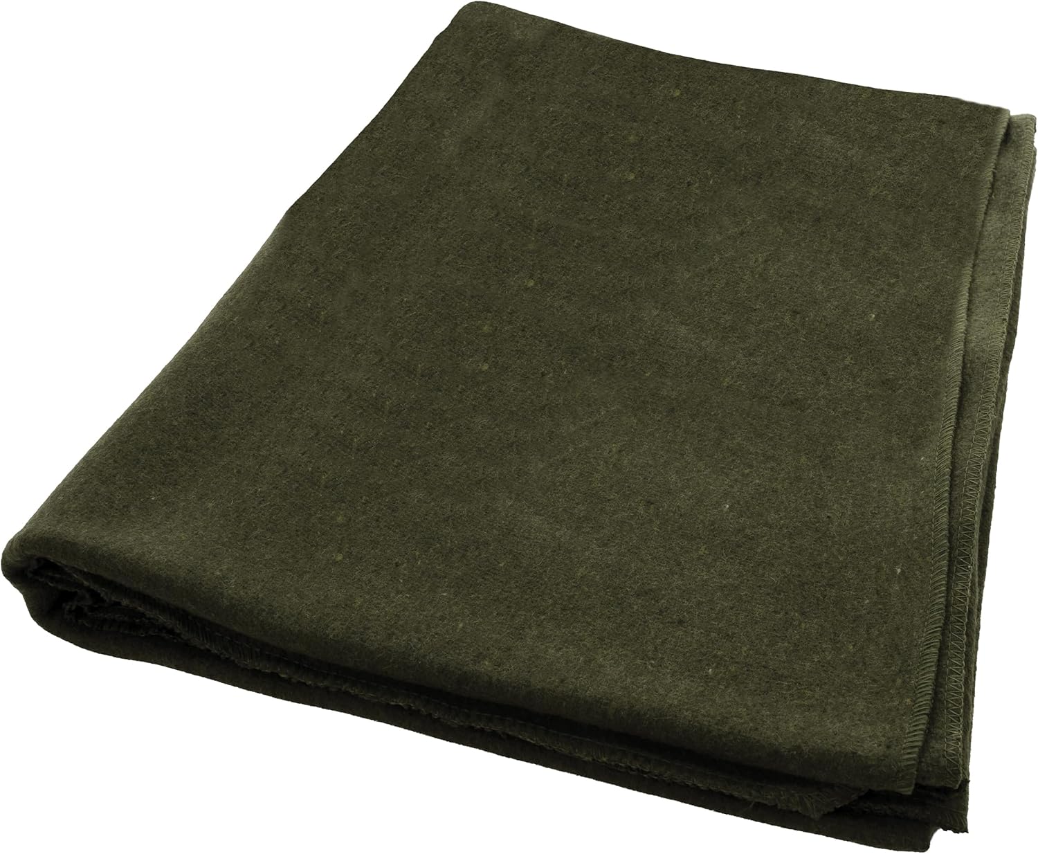 Rothco Wool Outdoor Blanket, Olive Drab (62" x 80") | Natural Wool Warmth, Comfortable, Durable Construction, Ready For Emergencies, Ideal For Camping